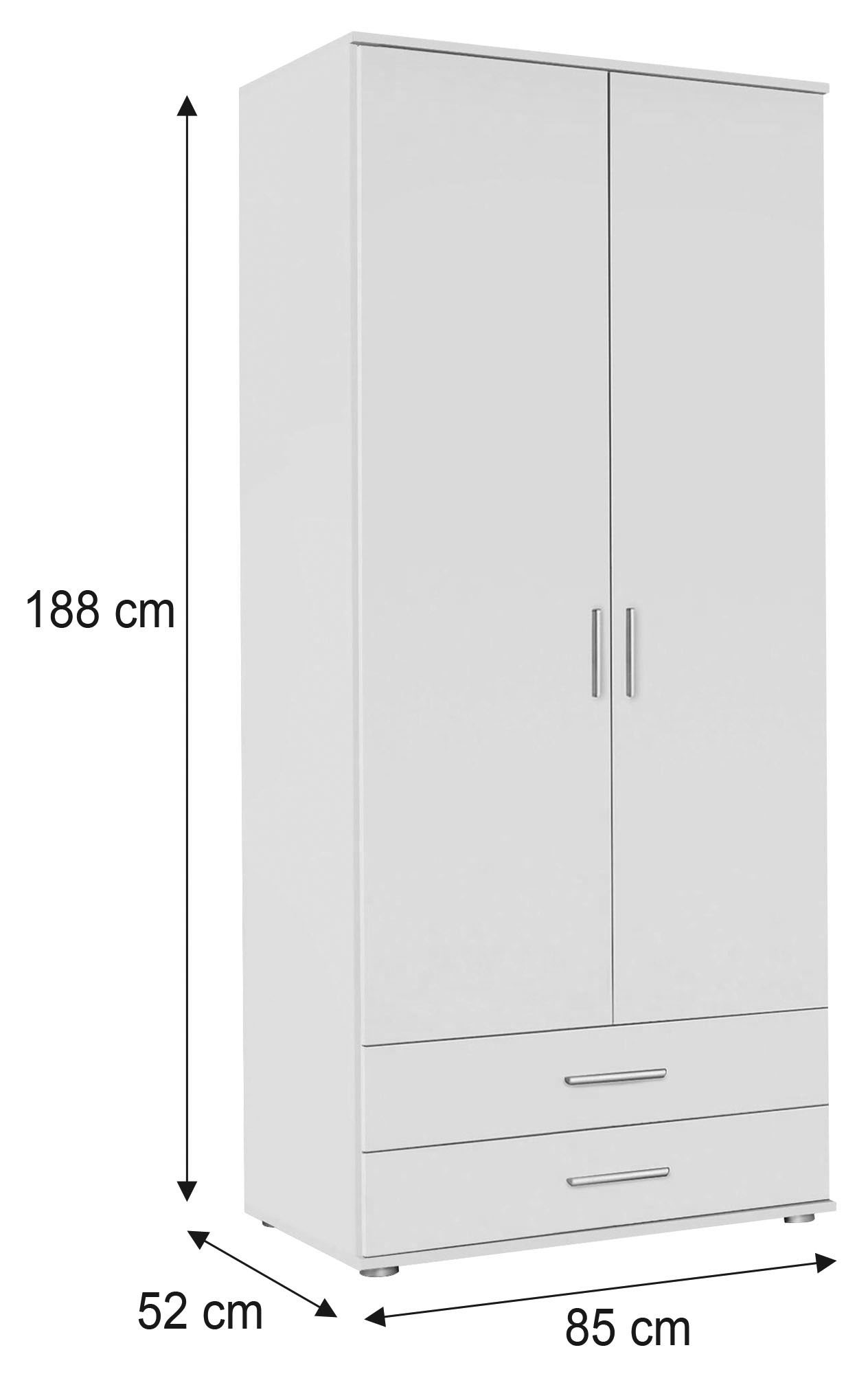 rauch Kleiderschrank »Rasa Bestseller Schrank für jeden Raum«, Schlafzimmerschrank Klassiker Garderobe