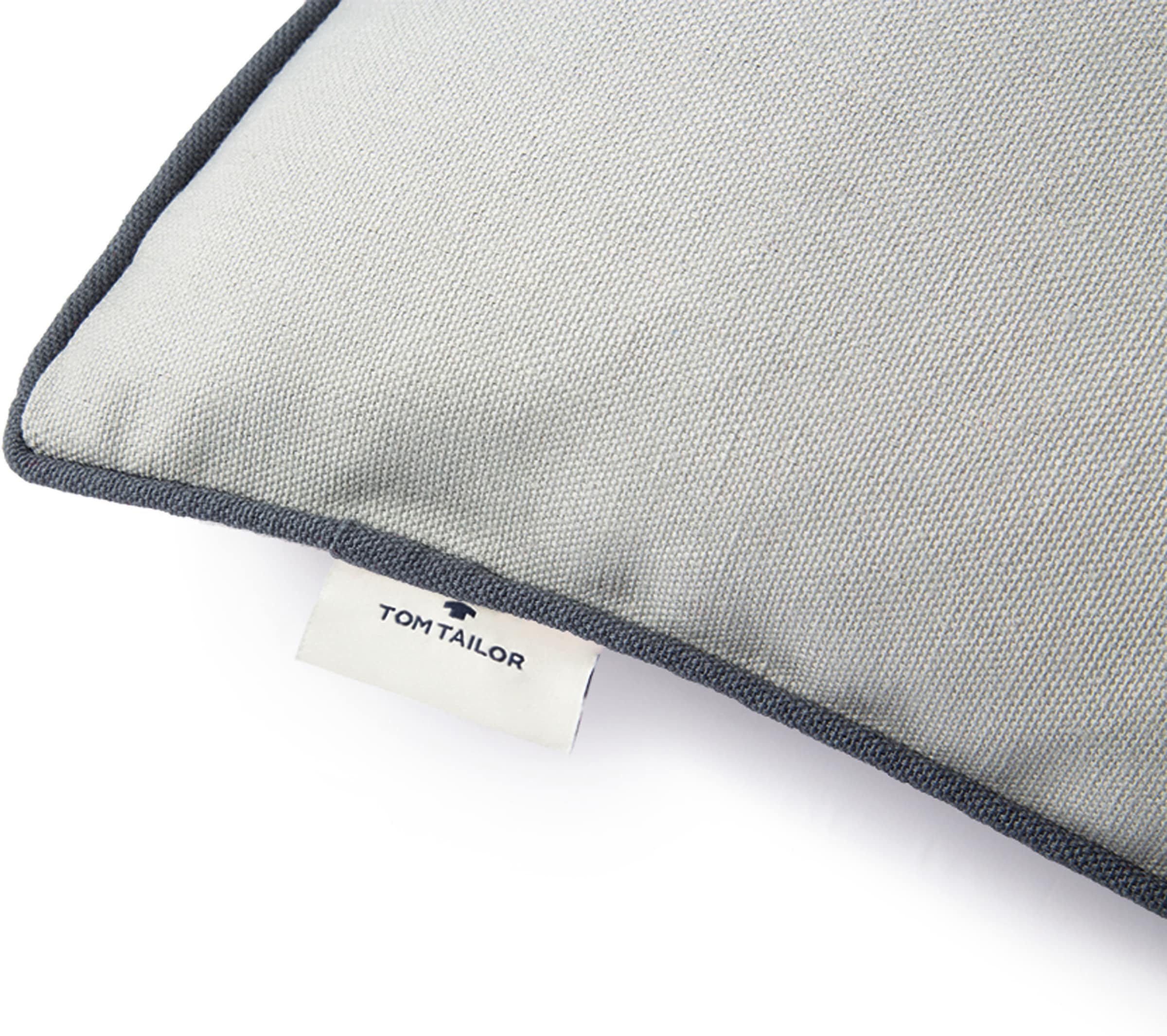 TOM TAILOR HOME Dekokissen »Dove Signature«, mit Paspel, Kissenhülle ohne Füllung, 1 Stück
