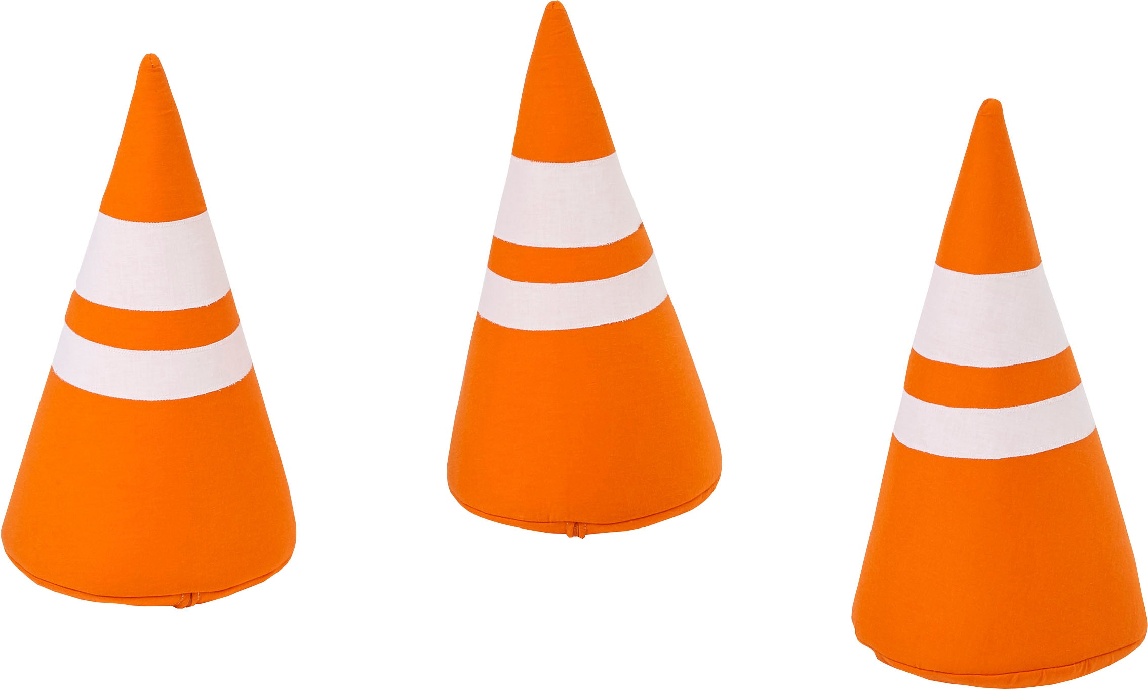 Image of Hoppekids Spiel-Verkehrszeichen »«Construction»«, (Set), «Construction» Verkehrshüte Leitkegel 3 bei Ackermann Versand Schweiz