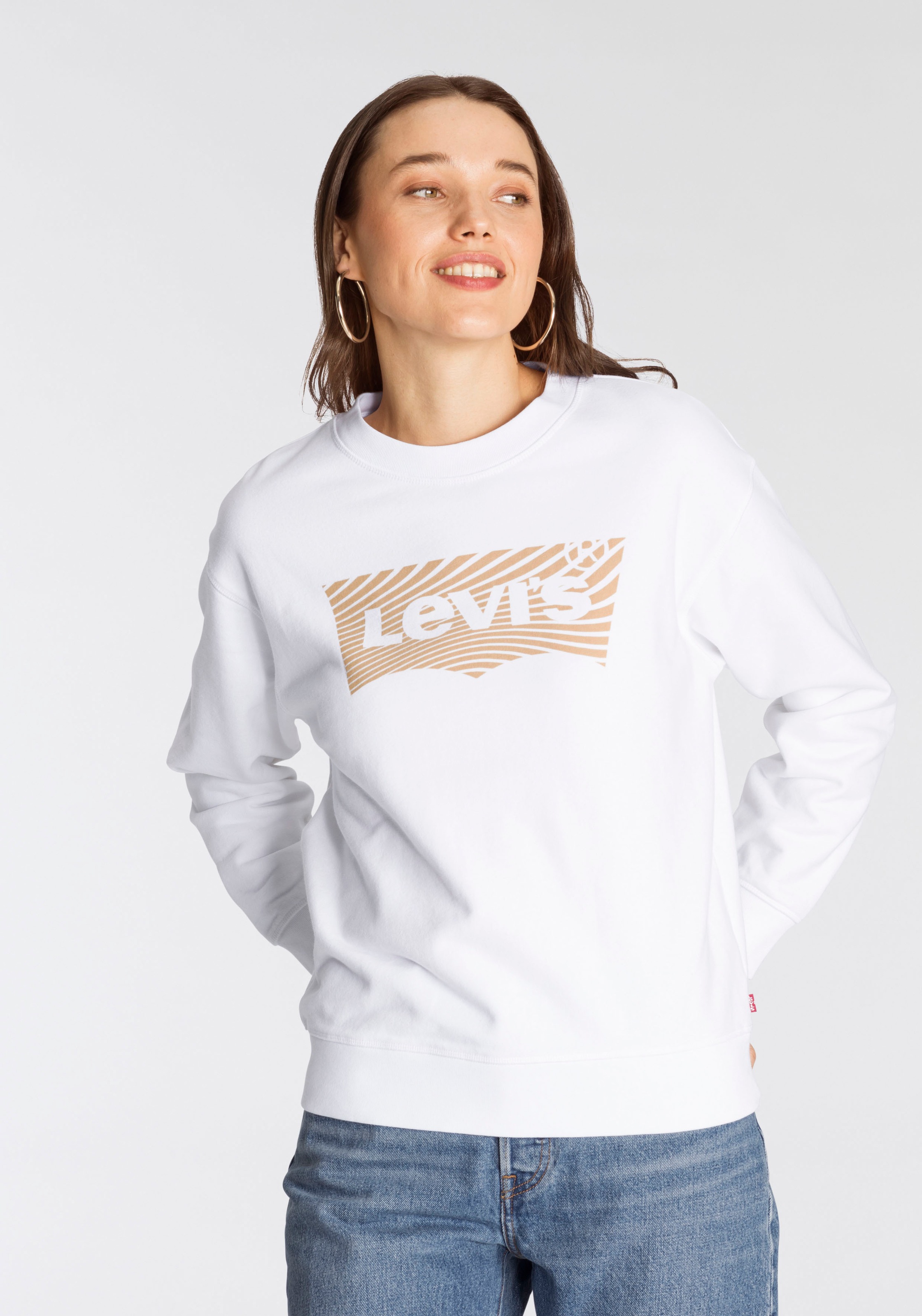 Image of Levi's® Sweatshirt »GRAPHIC STANDARD CREW«, Überschnittene Ärmel bei Ackermann Versand Schweiz