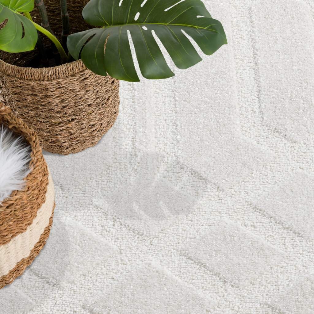 Carpet City Teppich »FLAIR138« rechteckig 11 mm Höhe Kurzflor-Teppich, Skandi-Stil, Wohnzimmer