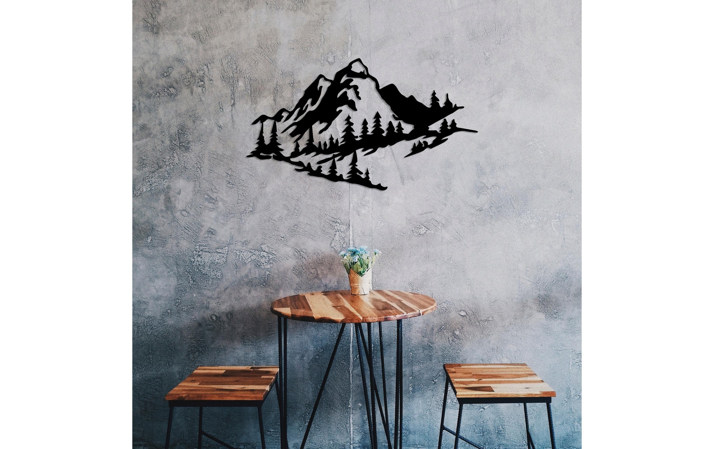 Wanddekoobjekt »Wallxpert Mountain 40 x 70 cm«