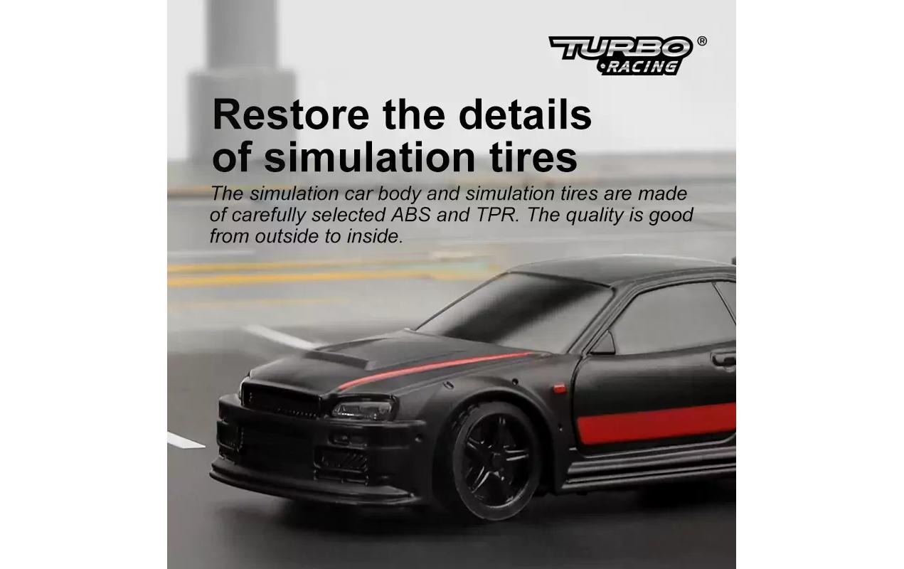   RC-Auto »Turbo Racing Micro Sport C74, Schwarz,«