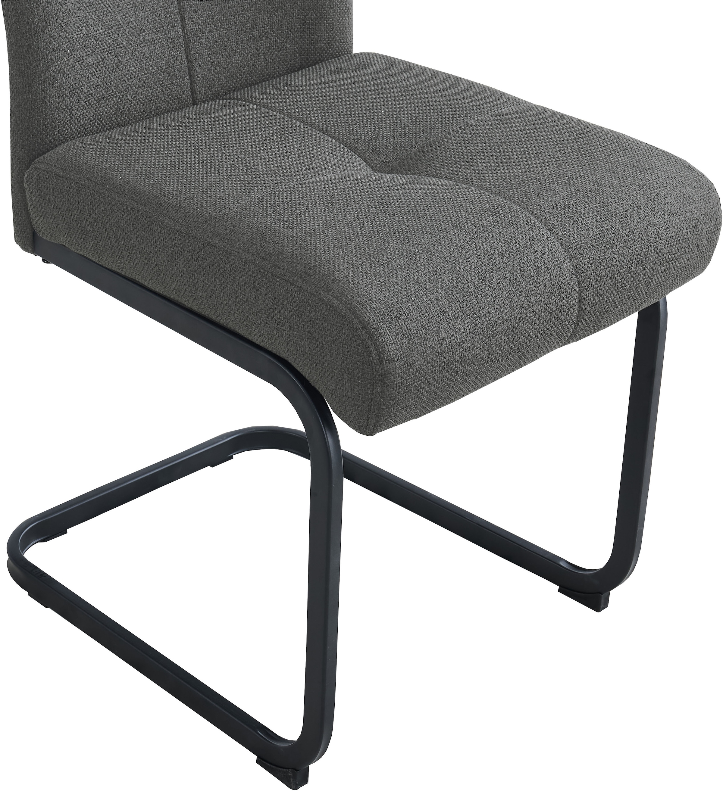 GOODproduct Chaise cantilever »Alabama, 2er-Set, Federkern« (Ensemble) 2 cuisgemütlicher Esszimmerstuhl mit Federkern und robustem Webstoff