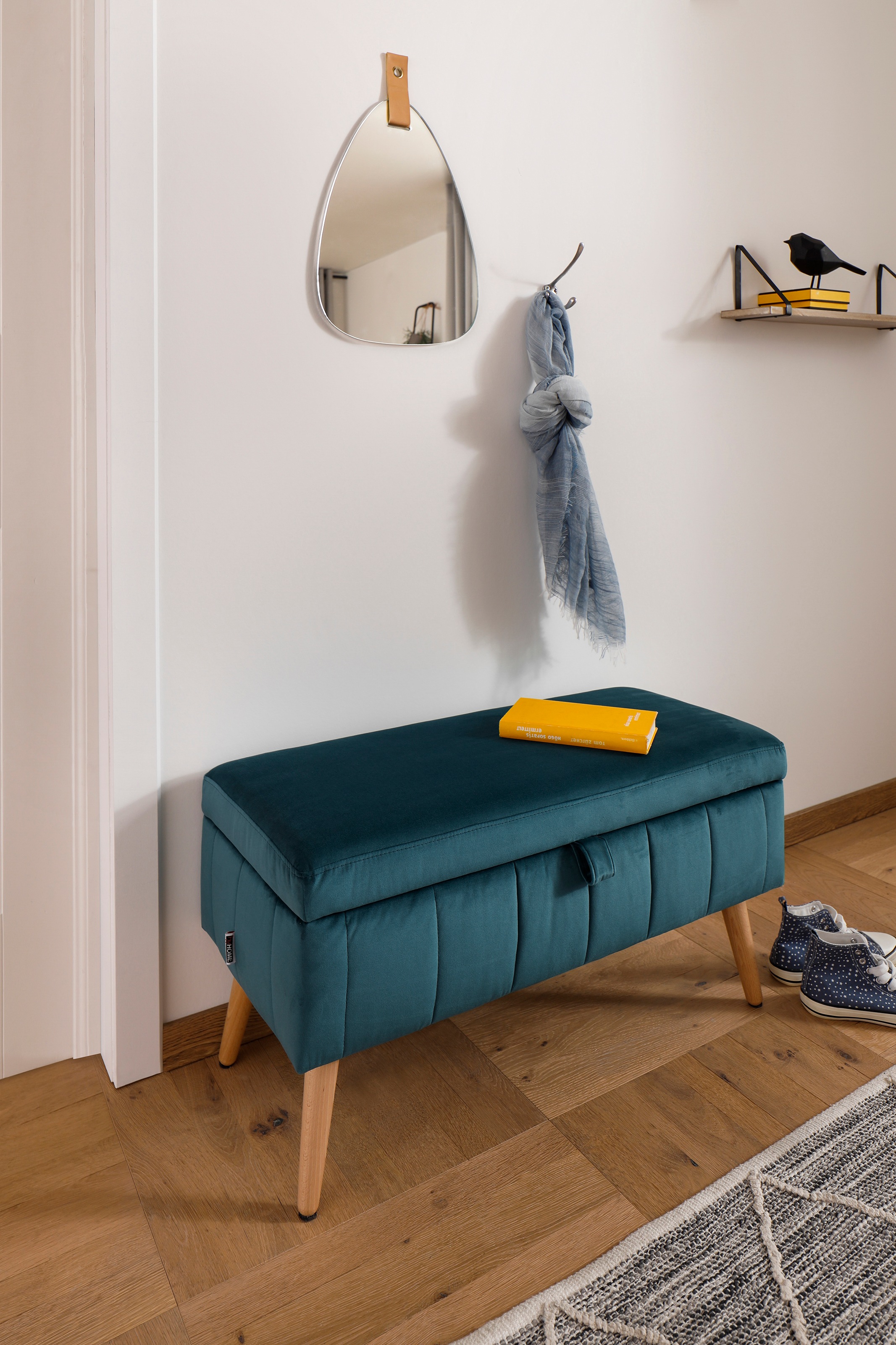 Image of my home Truhenbank »Amira«, mit Staufach, in 3 Bezugsqualitäten mit feiner Steppung bei Ackermann Versand Schweiz