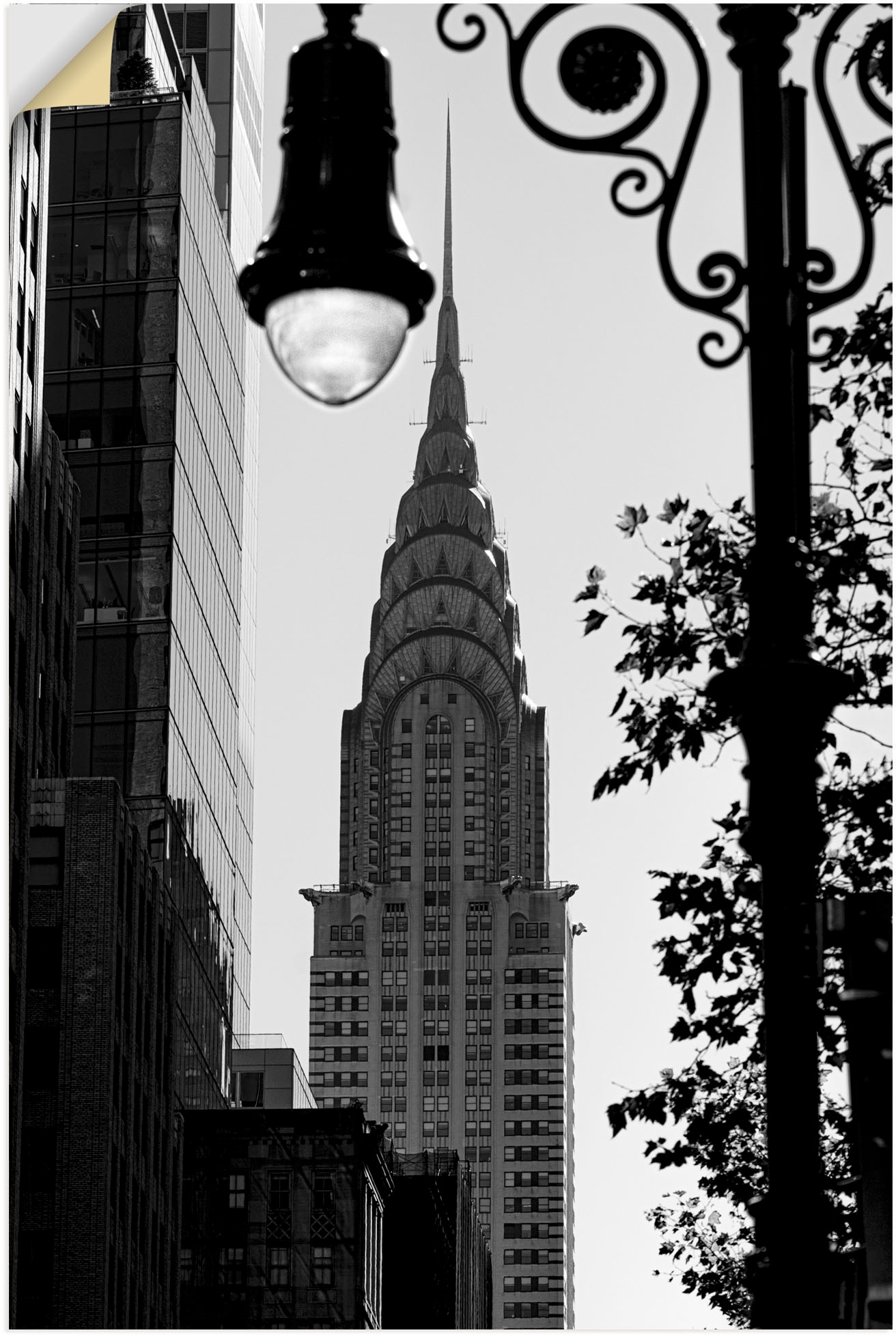 Image of Artland Wandbild »New York Chrysler Building«, New York, (1 St.), in vielen Grössen & Produktarten - Alubild / Outdoorbild für den Aussenbereich, Leinwandbild, Poster, Wandaufkleber / Wandtattoo auch für Badezimmer geeignet bei Ackermann Versand Schweiz