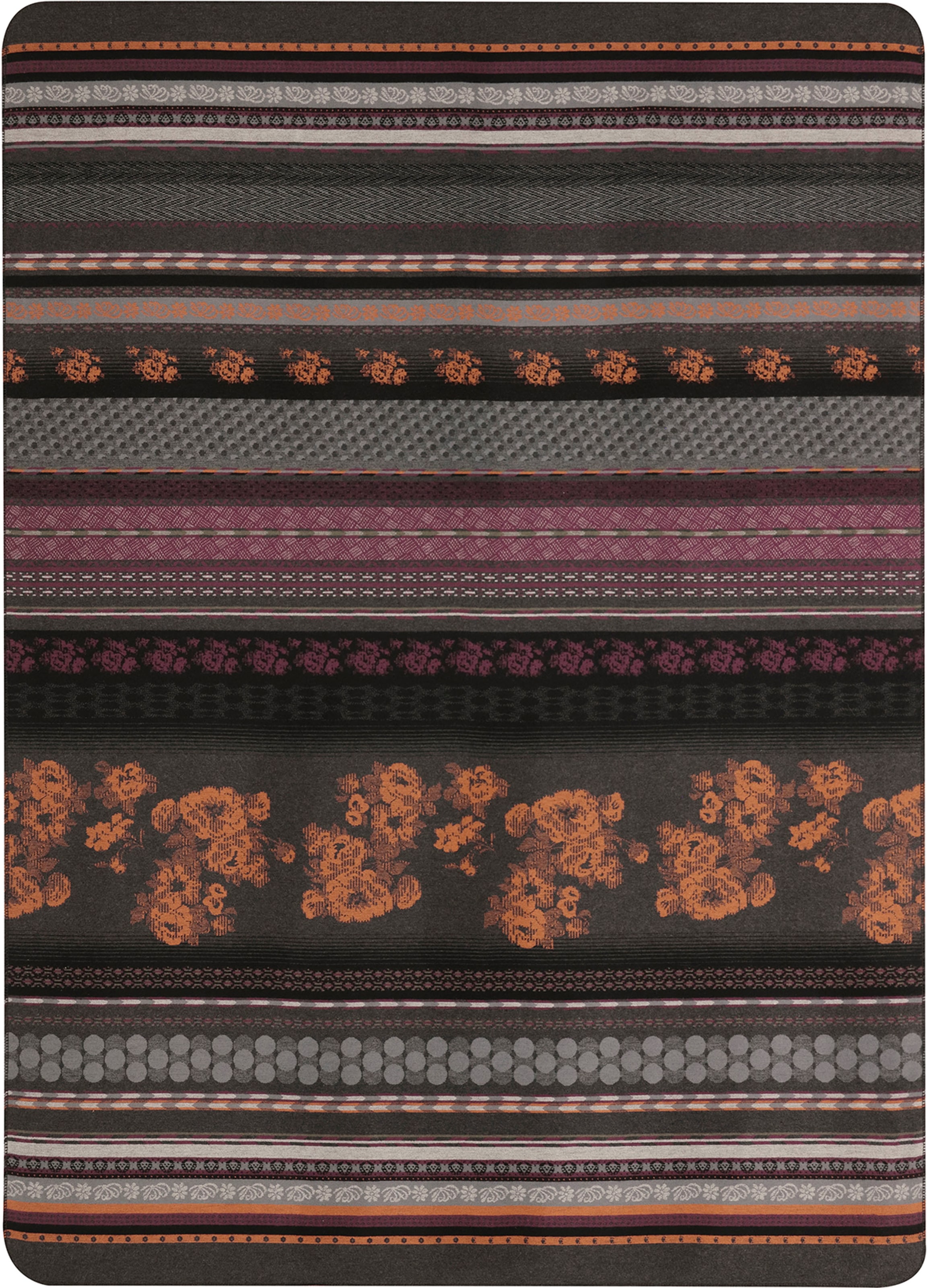 günstig aufwändigem Jaquard-Muster Biederlack mit Wohndecke kaufen »Elegant«,