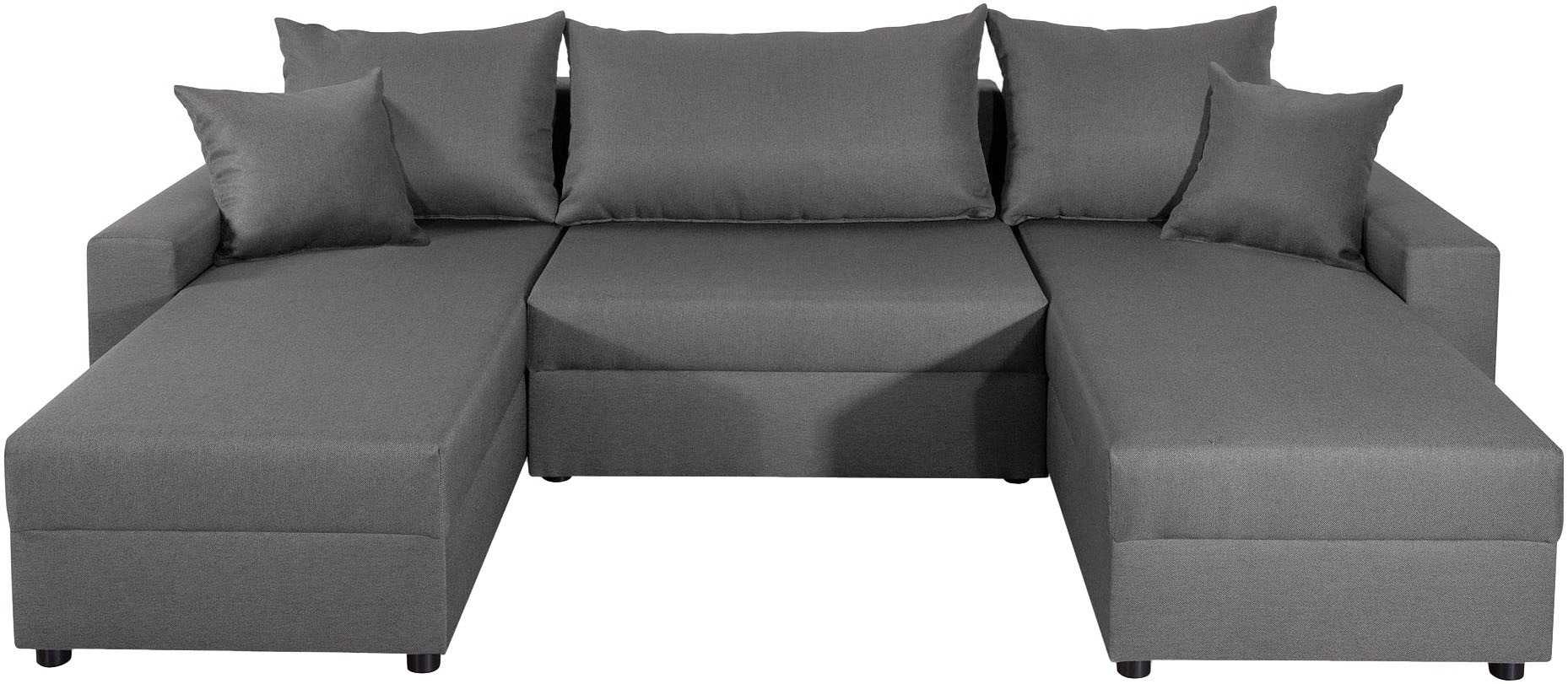 COLLECTION AB Wohnlandschaft »Pico U-Form«, Wohnlandschaft,2 X Ottomane,Polyätherschaum Polsterung