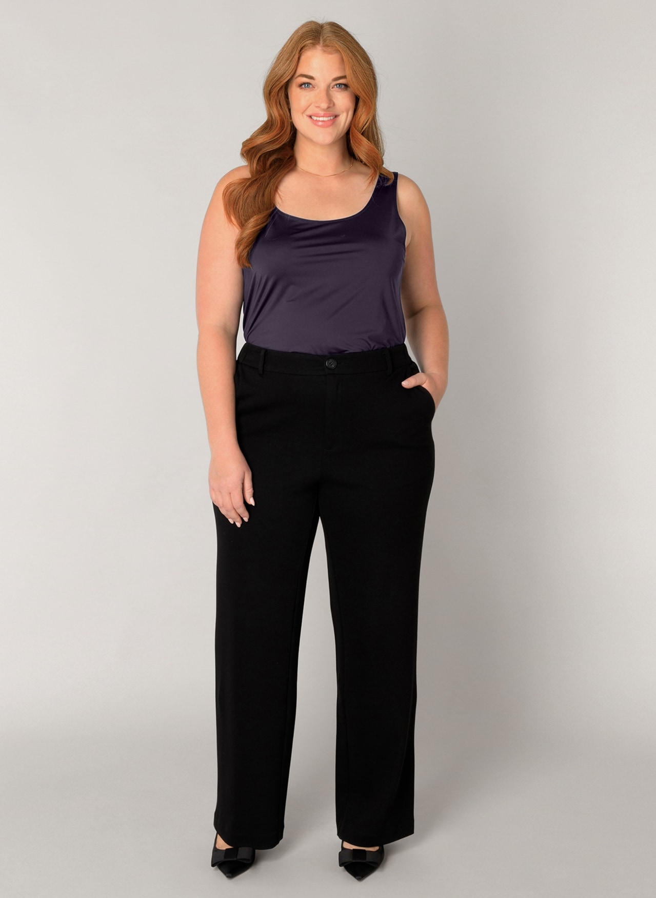 Base Level Curvy Stoffhose »Yorinthe«  mit elastischem Bund und Stretch