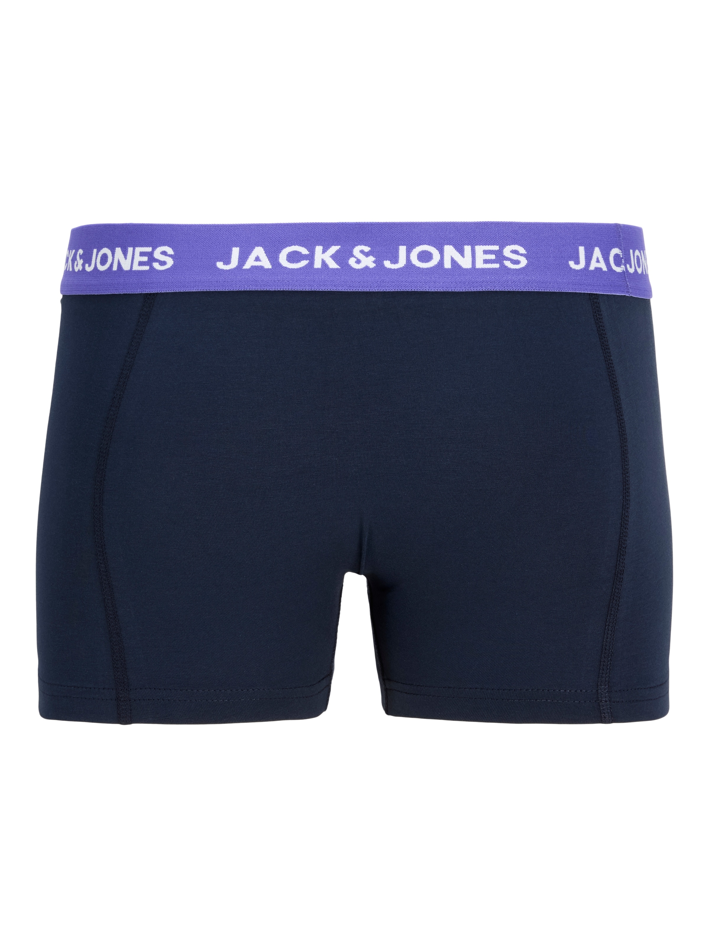 Jack & Jones Tronc »JACKYLE SOLID TRUNKS 12 PACK« Paquet, 12 cuis mélange de coton, ceinture élastique