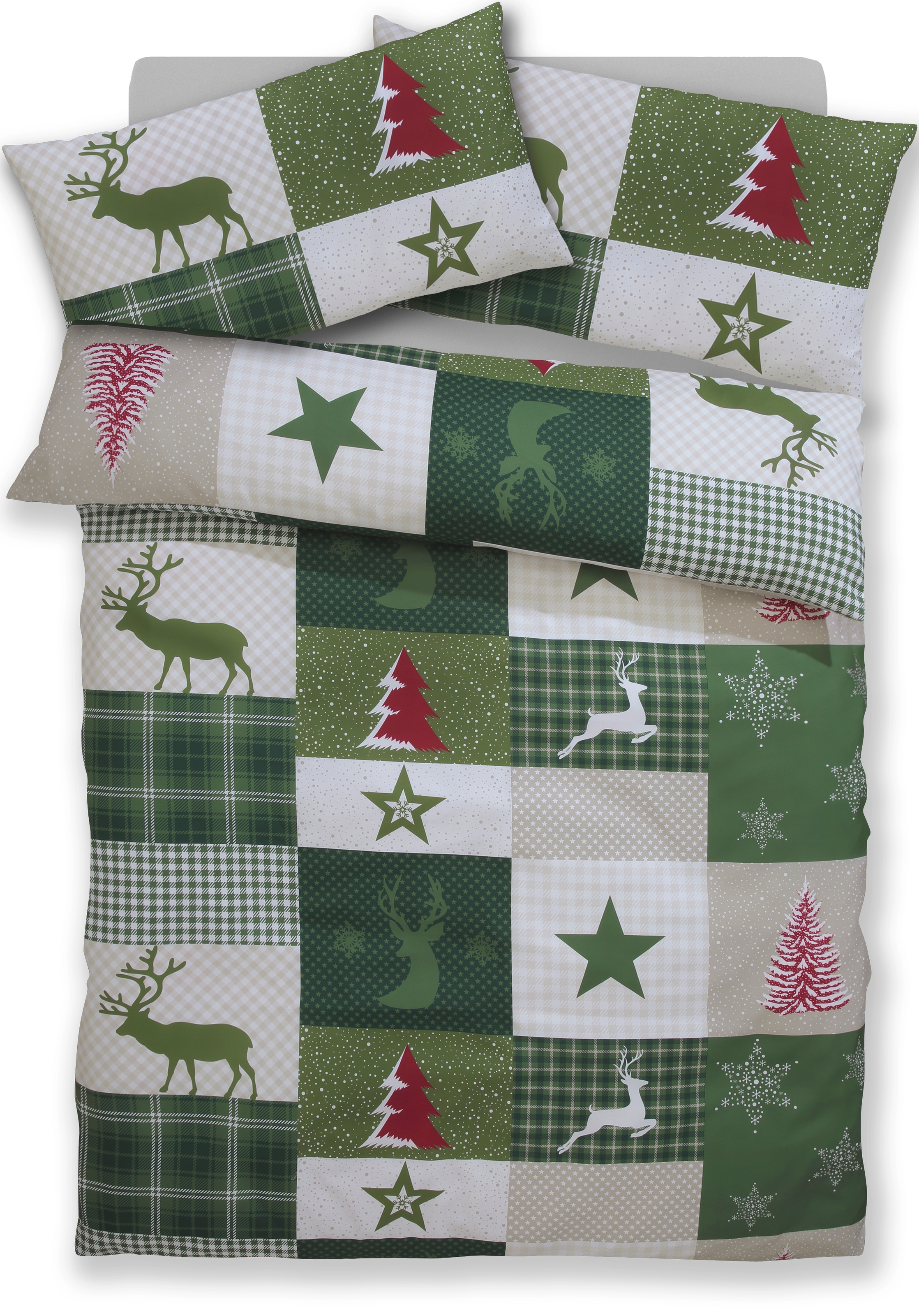Home affaire Bettwäsche »Nicholas«, Weihnachtsbettwäsche, Winter