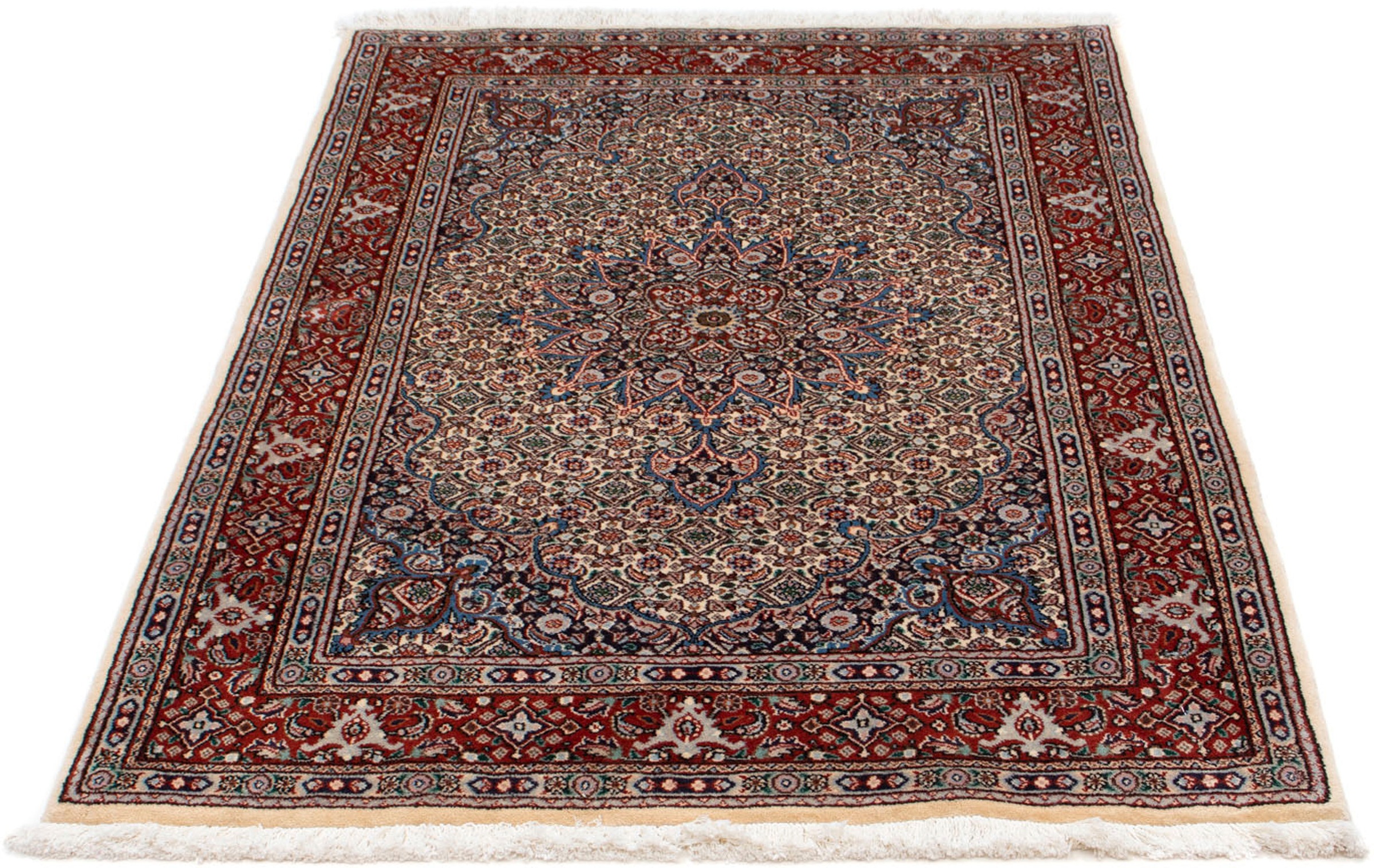 Image of morgenland Orientteppich »Perser - Classic - 146 x 97 cm - dunkelblau«, rechteckig, 10 mm Höhe, Wohnzimmer, Handgeknüpft, Einzelstück mit Zertifikat bei Ackermann Versand Schweiz