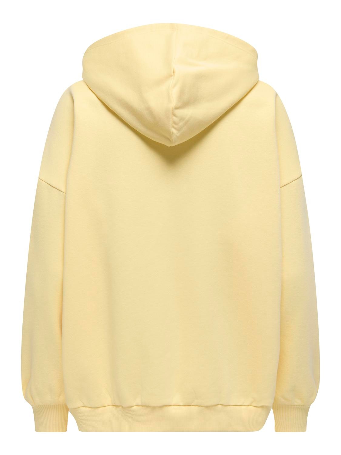 ONLY Sweatshirt »ONLELO L/S PRINT HOOD BOX SWT«, Baumwollmischung, regular fit
