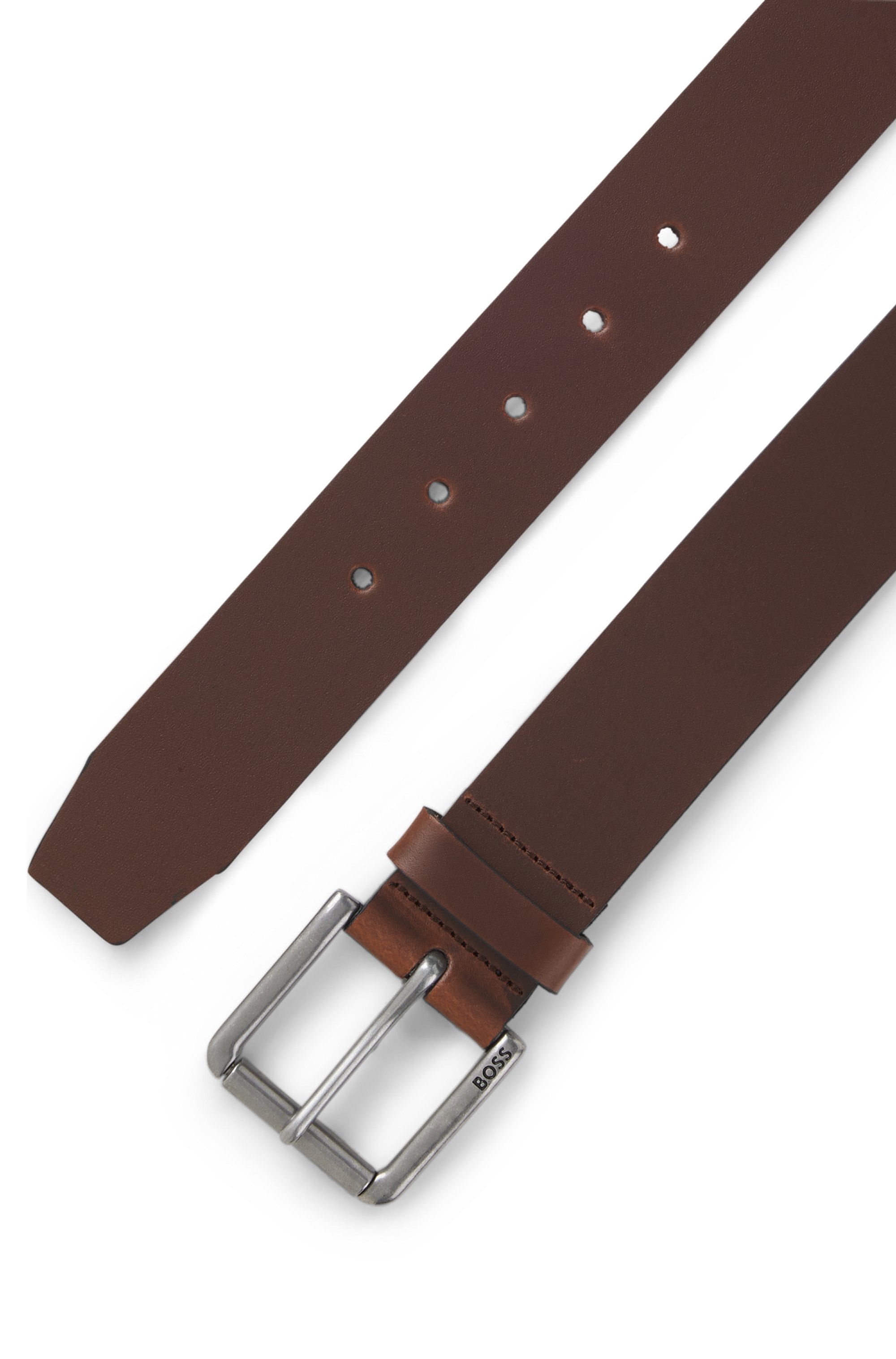 BOSS Ledergürtel »Joris Sz40« mit Logo auf der Dornschliesse