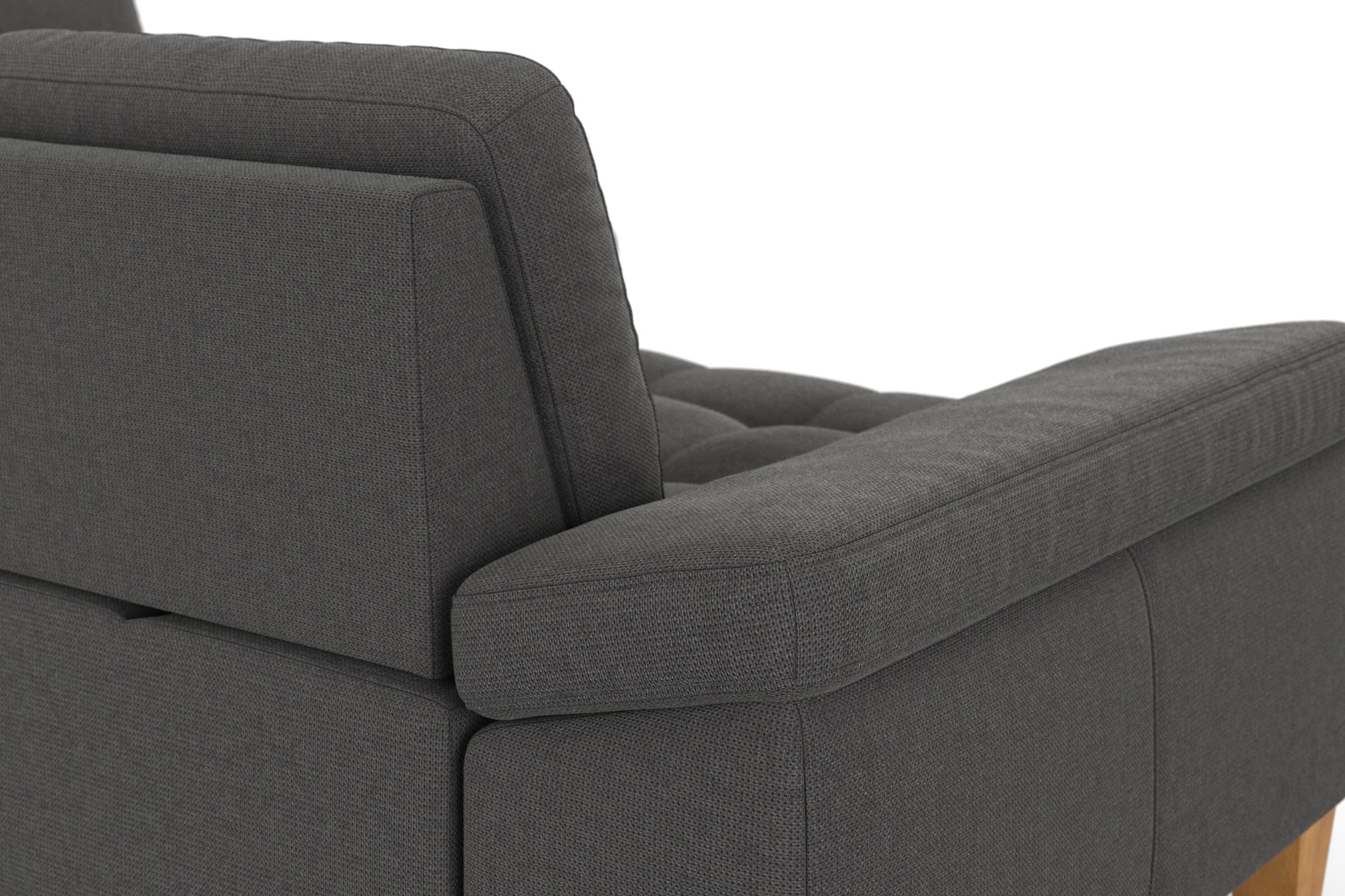 sit&more Ecksofa »Westham L-Form«, mit Ottomane, mit oder ohne Bettfunktion, Bettkasten, Verstellung