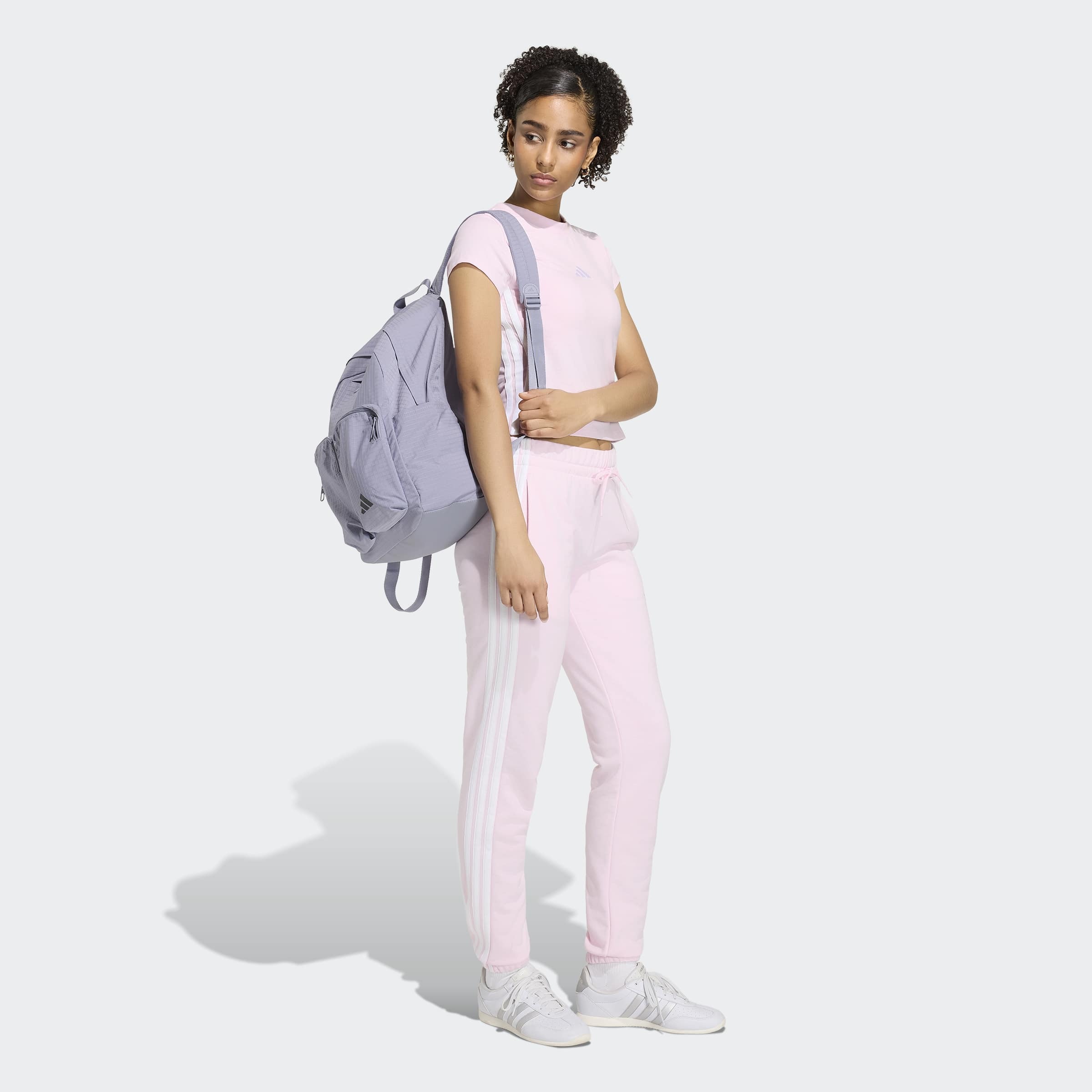adidas Sportswear T-shirt »W 3S PAD BABY T« style sportif, col rond, sans fermeture