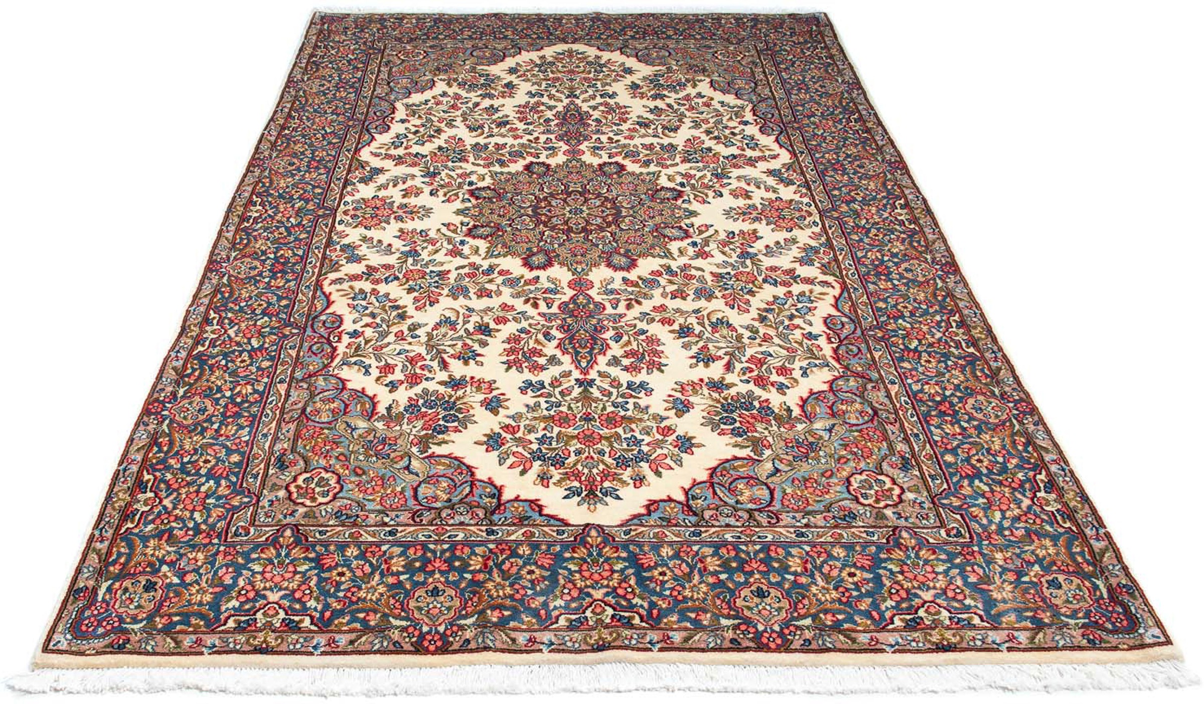 Image of morgenland Orientteppich »Perser - Royal - 257 x 148 cm - beige«, rechteckig, 10 mm Höhe, Wohnzimmer, Handgeknüpft, Einzelstück mit Zertifikat bei Ackermann Versand Schweiz