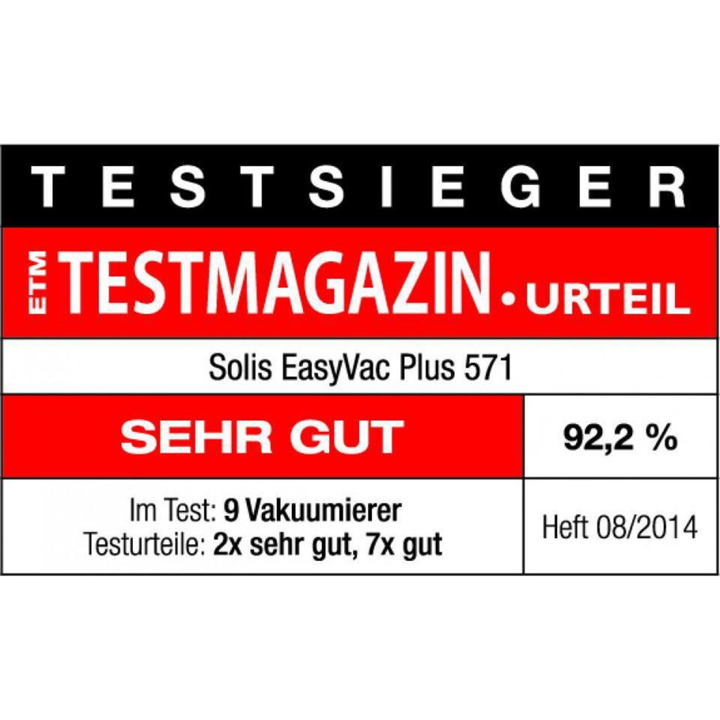 SOLIS OF SWITZERLAND Vakuumierer »Vac Plus 571«