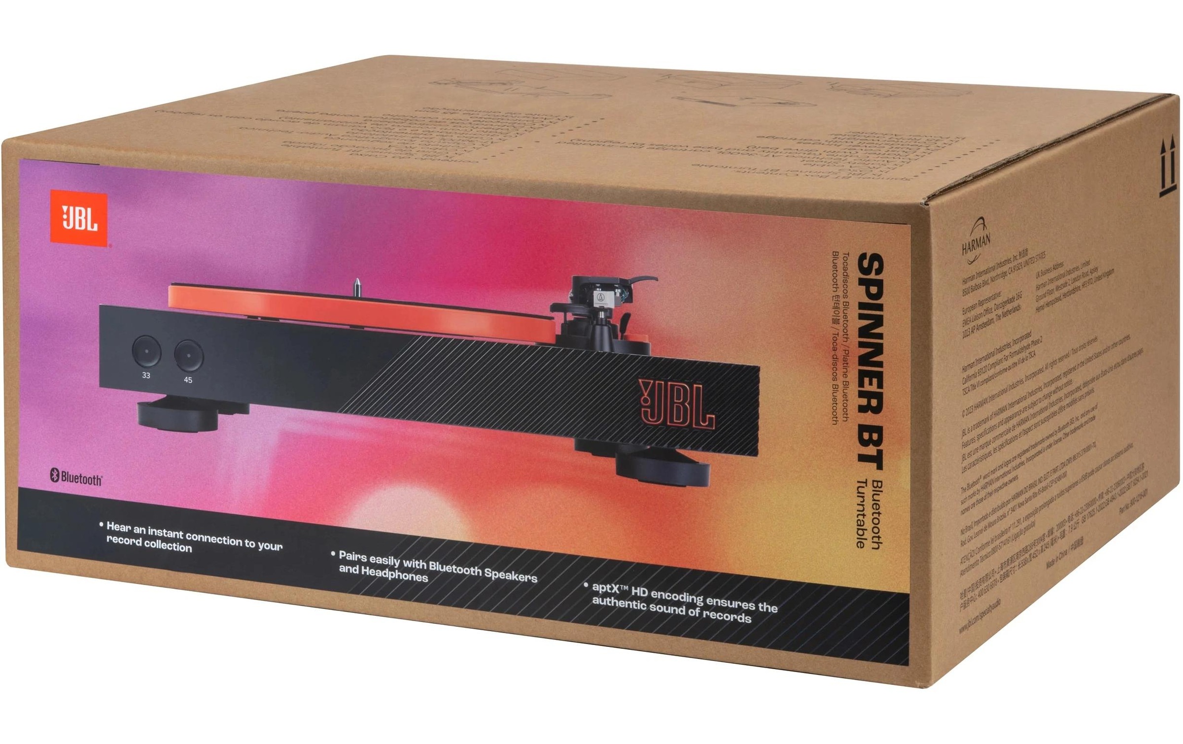 JBL Plattenspieler »Spinner BT«