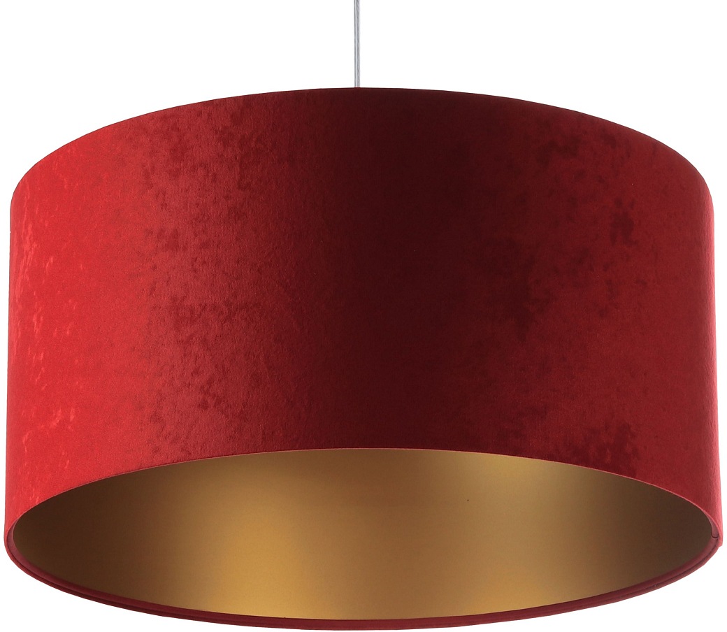 Image of Jens Stolte Leuchten Stoffpendelleuchte »Paula«, rot, 50cm Ø bei Ackermann Versand Schweiz