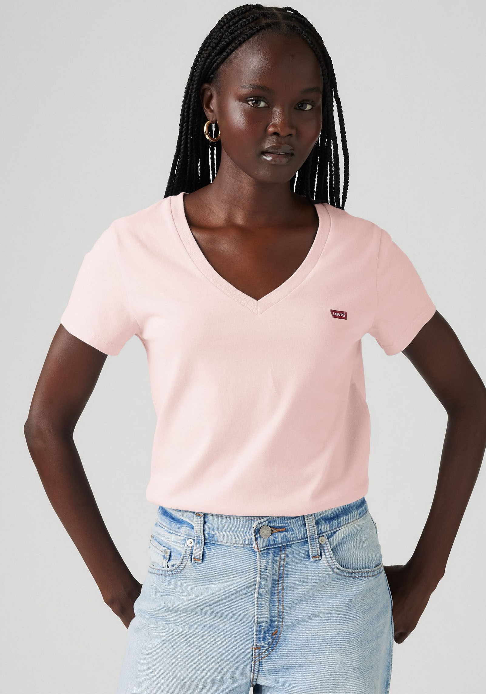 Levi's® »Perfect Tee« avec petit logo Batwing