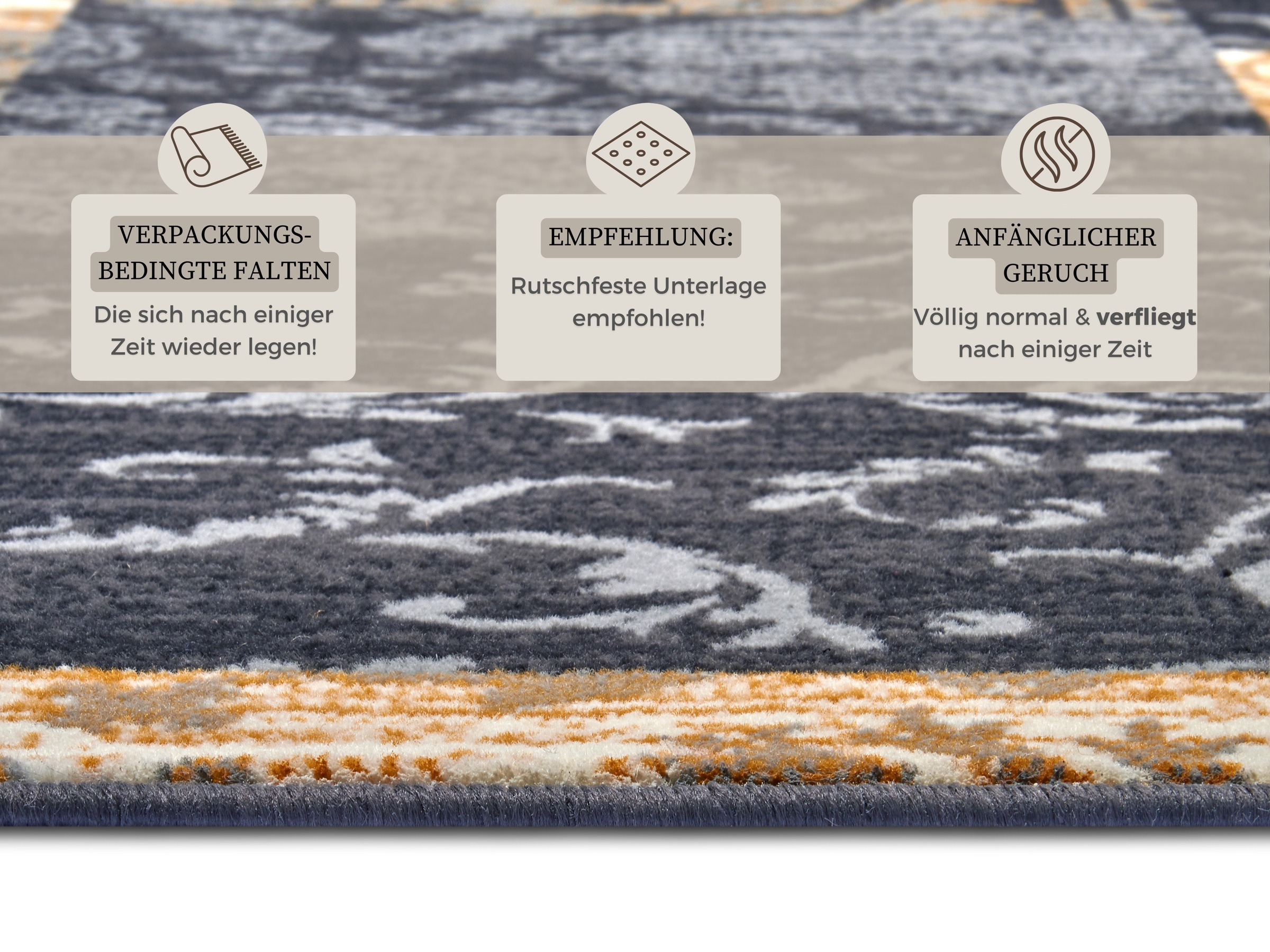 HANSE Home Teppich »Bloques«, rechteckig, 9 mm Höhe, Kurzflor, Weich, Mehrfarbig, Wohnzimmer, Schlafzimmer, Esszimmer