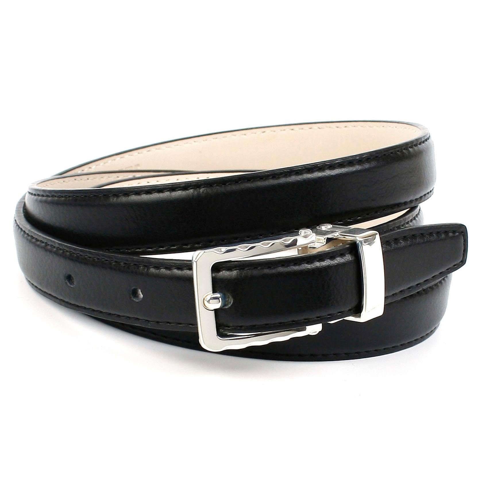 Image of Anthoni Crown Ledergürtel, schmal, aus Lackleder, helle Rückseite bei Ackermann Versand Schweiz