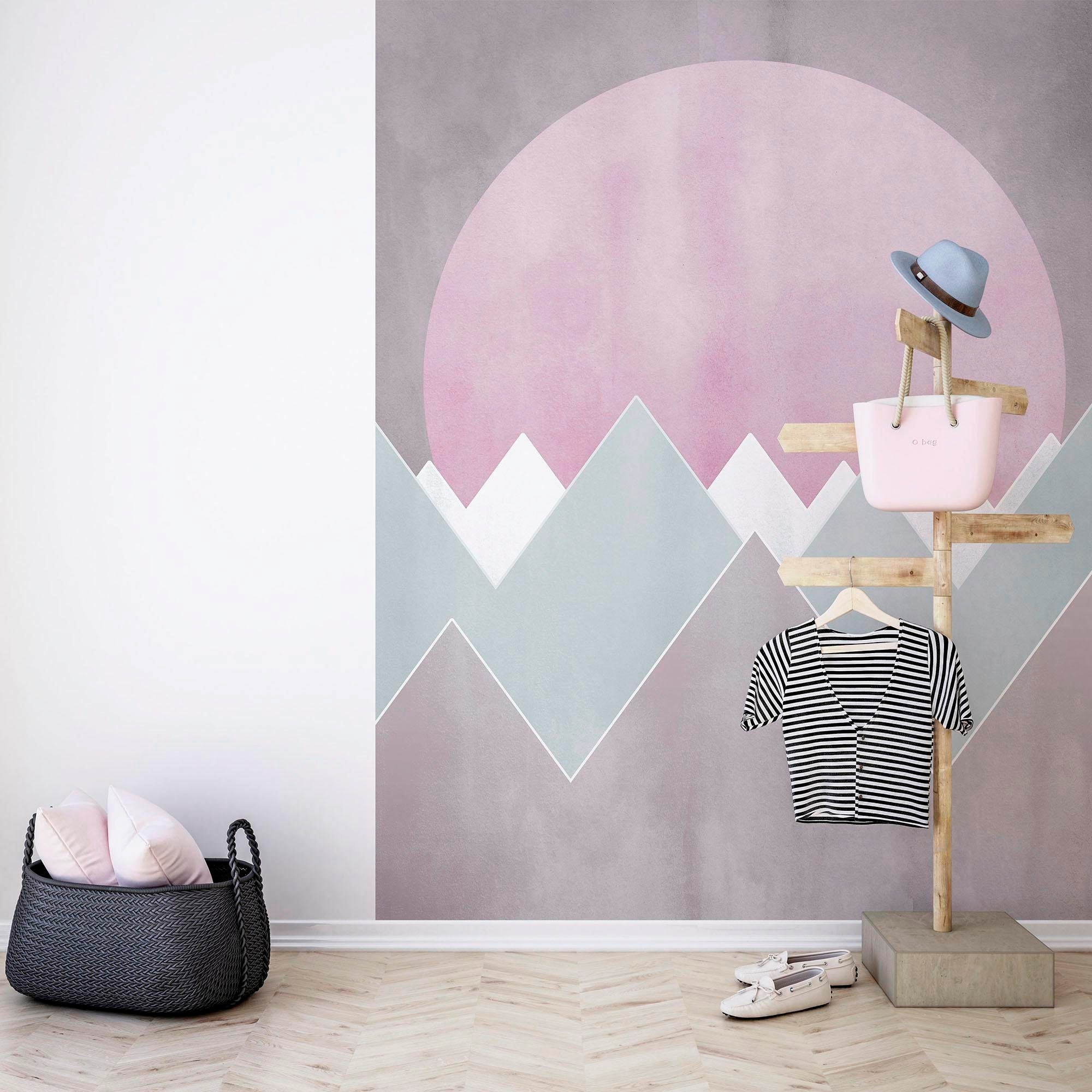 Komar Vliestapete »Digitaldruck Vlies - Sunrise Gentle - Grösse 200 x 250 cm«, bedruckt, Wohnzimmer, Schlafzimmer