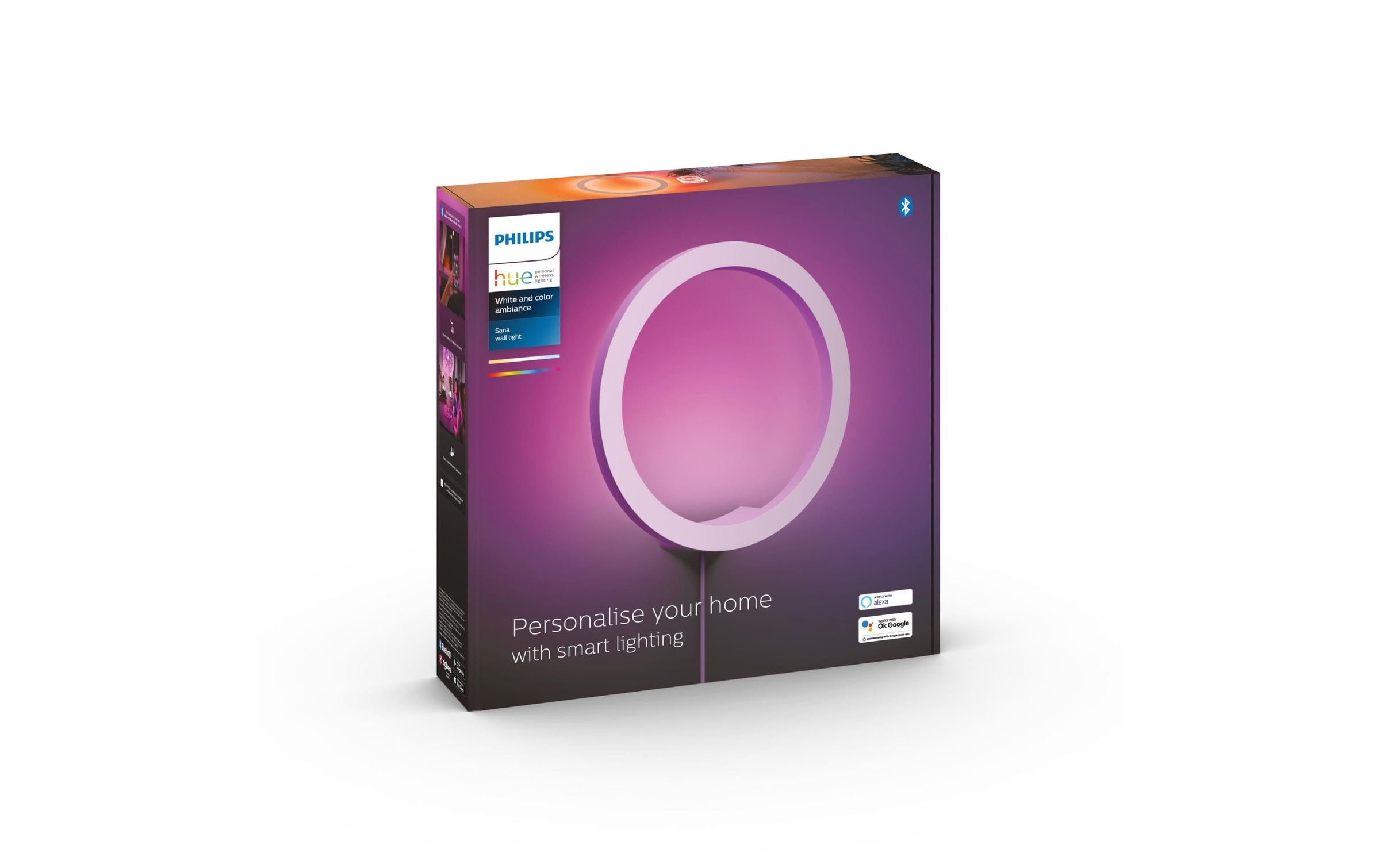 Philips Hue Wandleuchte "White & Color" Kaltweiss  Neutralweiss  Tageslichtweiss  Warmweiss