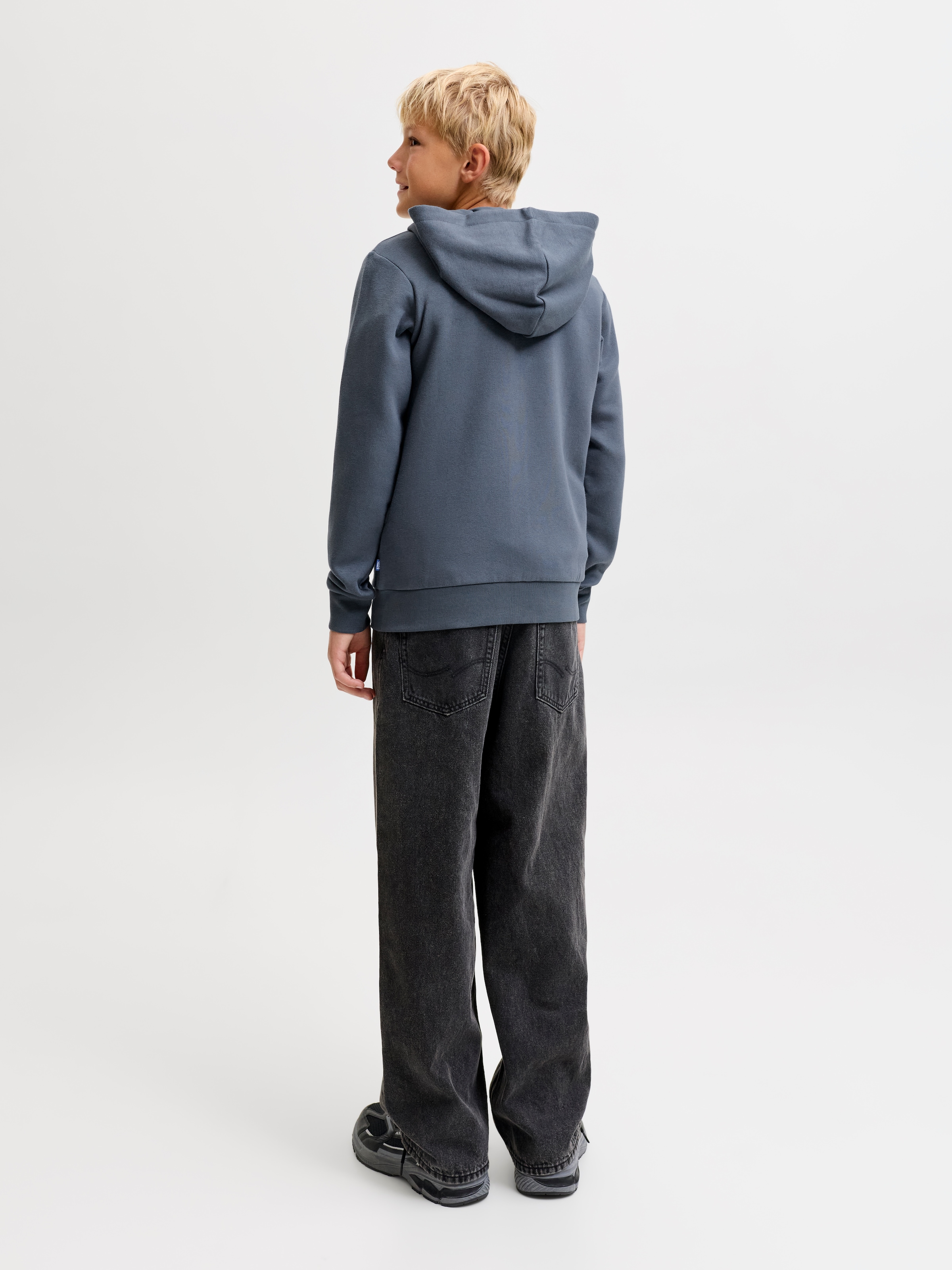 Jack & Jones Junior Kapuzensweatjacke »JJELOGO SWEAT ZIP HOOD 2 COL AW26 SN JNR« Baumwolle, regular fit