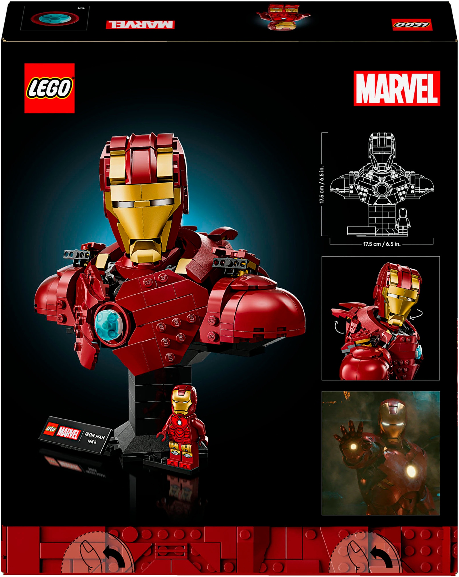 LEGO® Konstruktionsspielsteine »Iron Man MK4 (76327), LEGO Super Heroes« Made in Europe