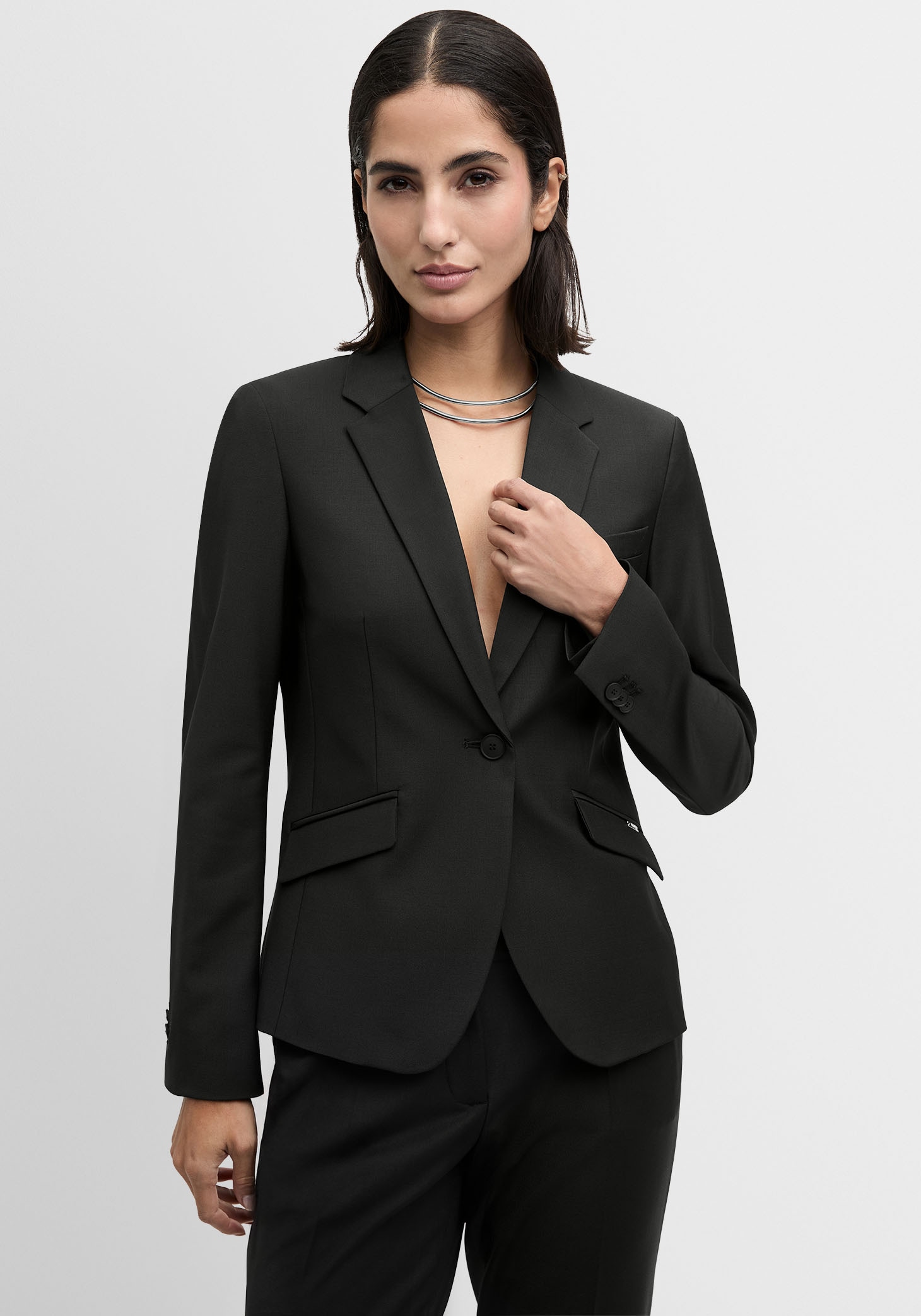 Cinque Blusenblazer »CIBOOMI«, Mit Markenlabelplättchen