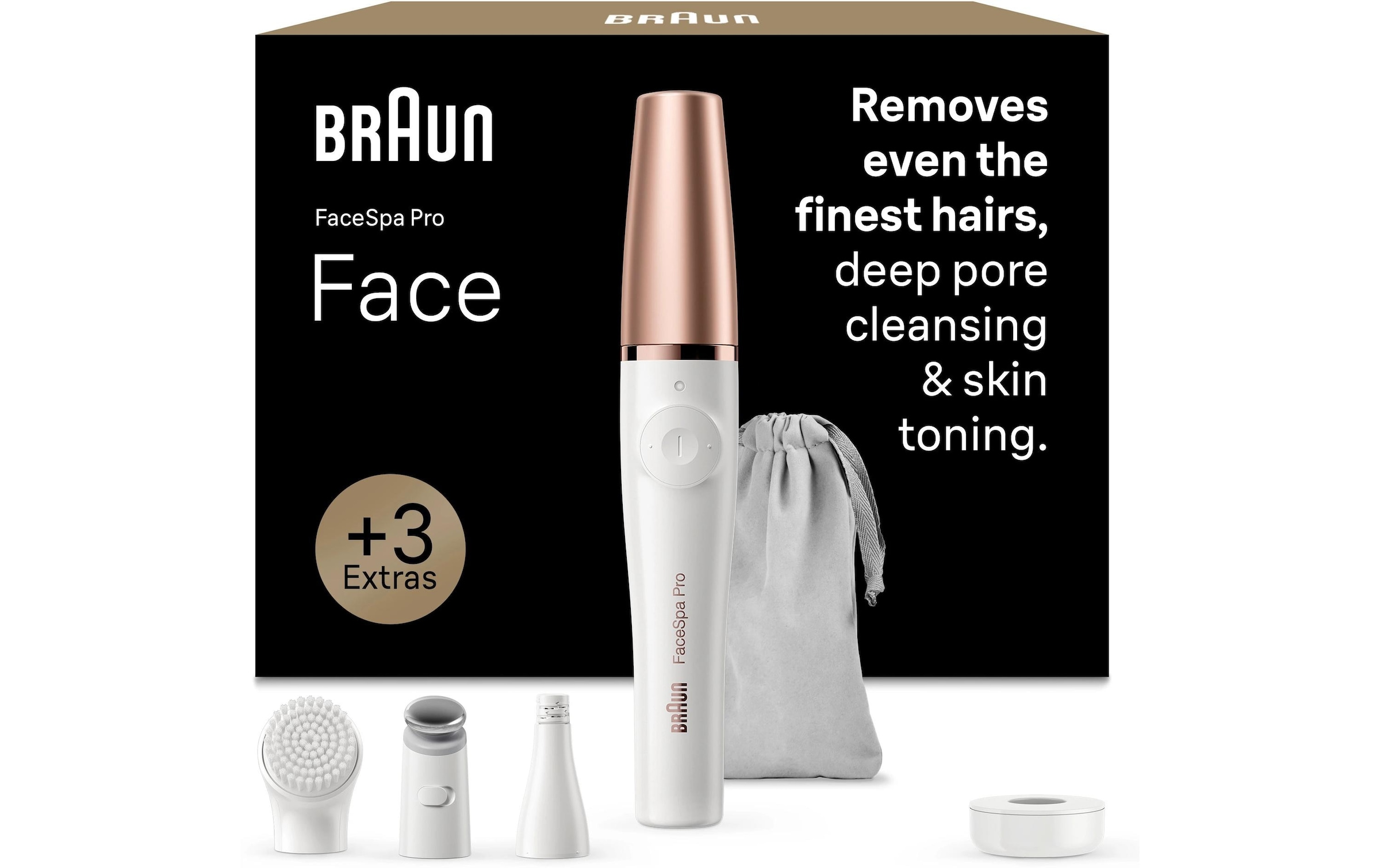 Braun Anti-Aging-Gerät »Gesichtsreiniger FaceSpa Pro SE 911«