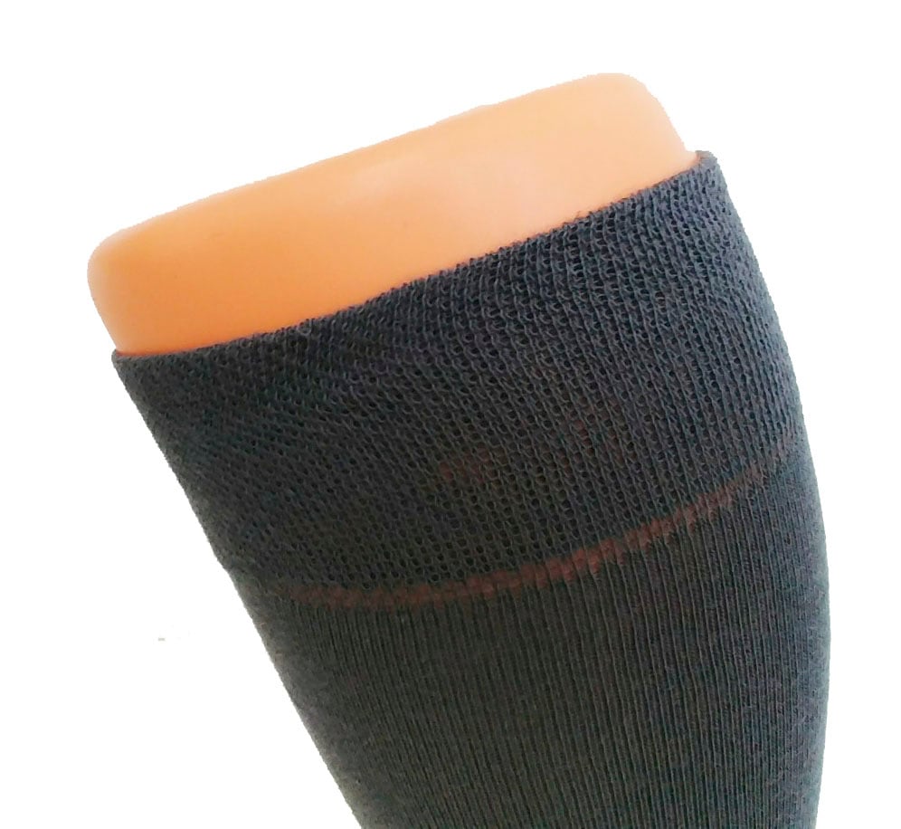 Fussgut Diabetikersocken »Venenfreund Kniestrümpfe mit Airchannel Fussbelüftung«, (2 Paar), verstärkte Fusspolsterung, weiter Bund, Druckentlastung, bequemer Bund