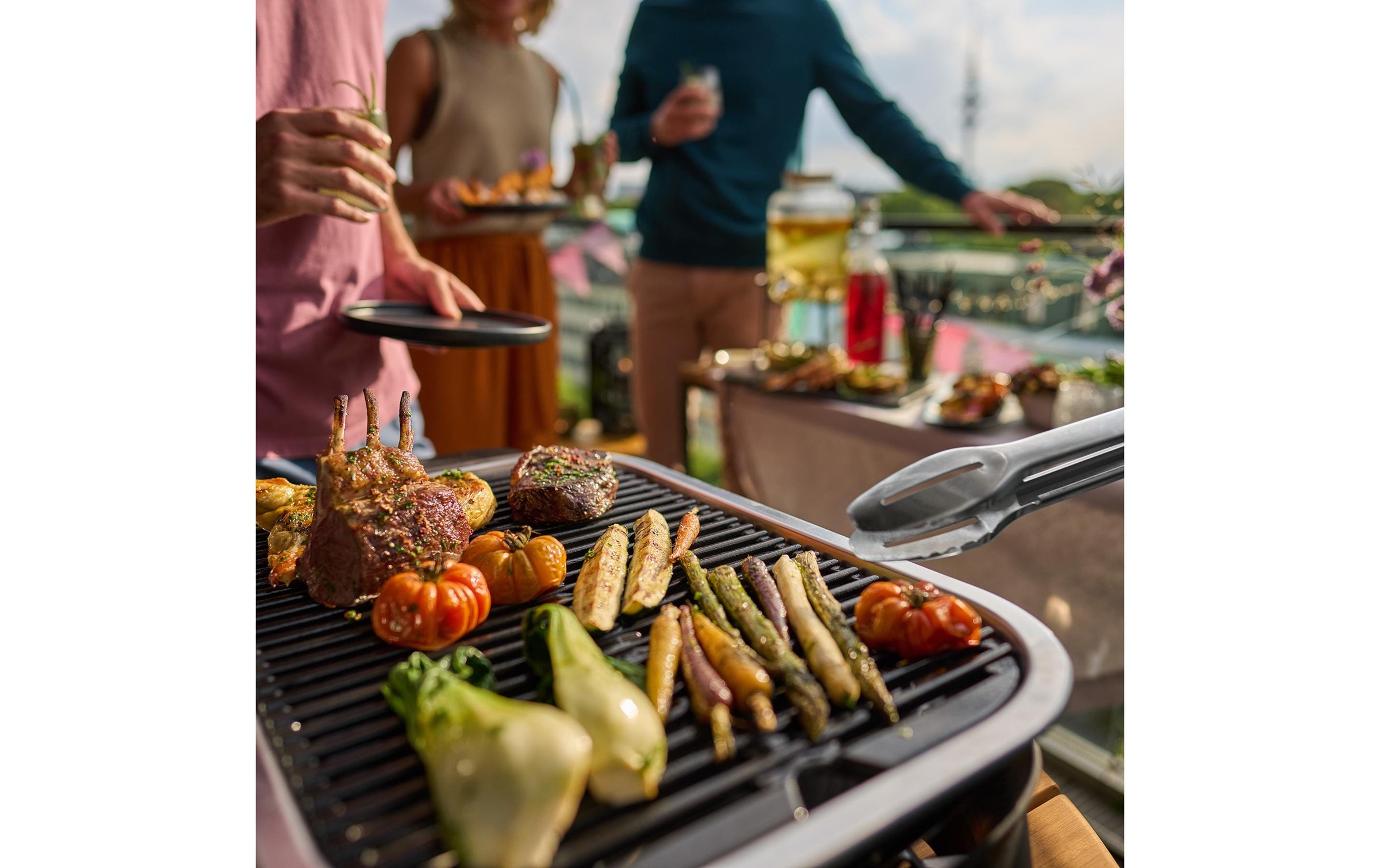 Weber Elektro-Standgrill »Lumin Compact, Schwarz«, 2200 W