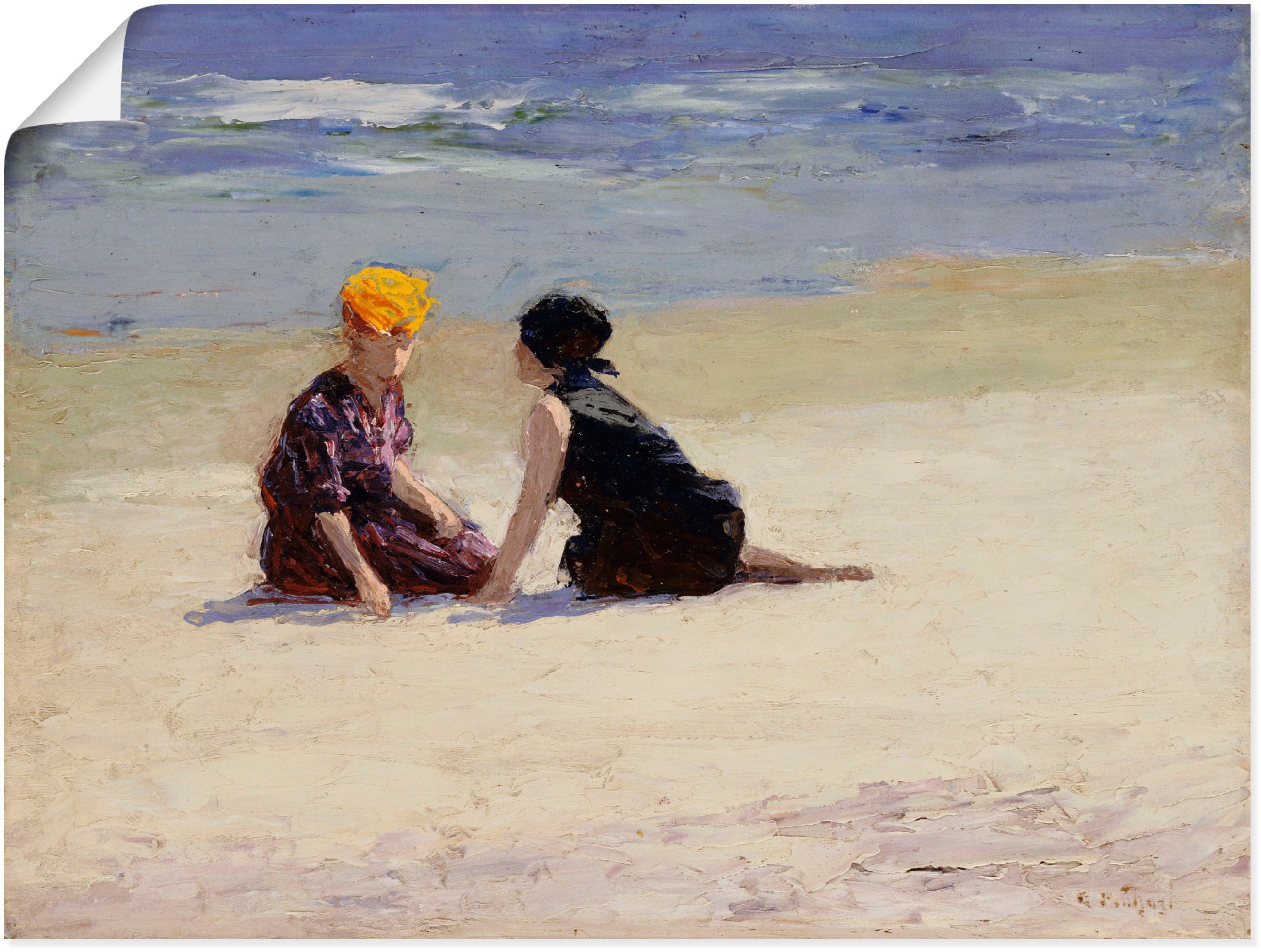 Image of Artland Wandbild »Freundinnen.«, Frau, (1 St.), in vielen Grössen & Produktarten -Leinwandbild, Poster, Wandaufkleber / Wandtattoo auch für Badezimmer geeignet bei Ackermann Versand Schweiz