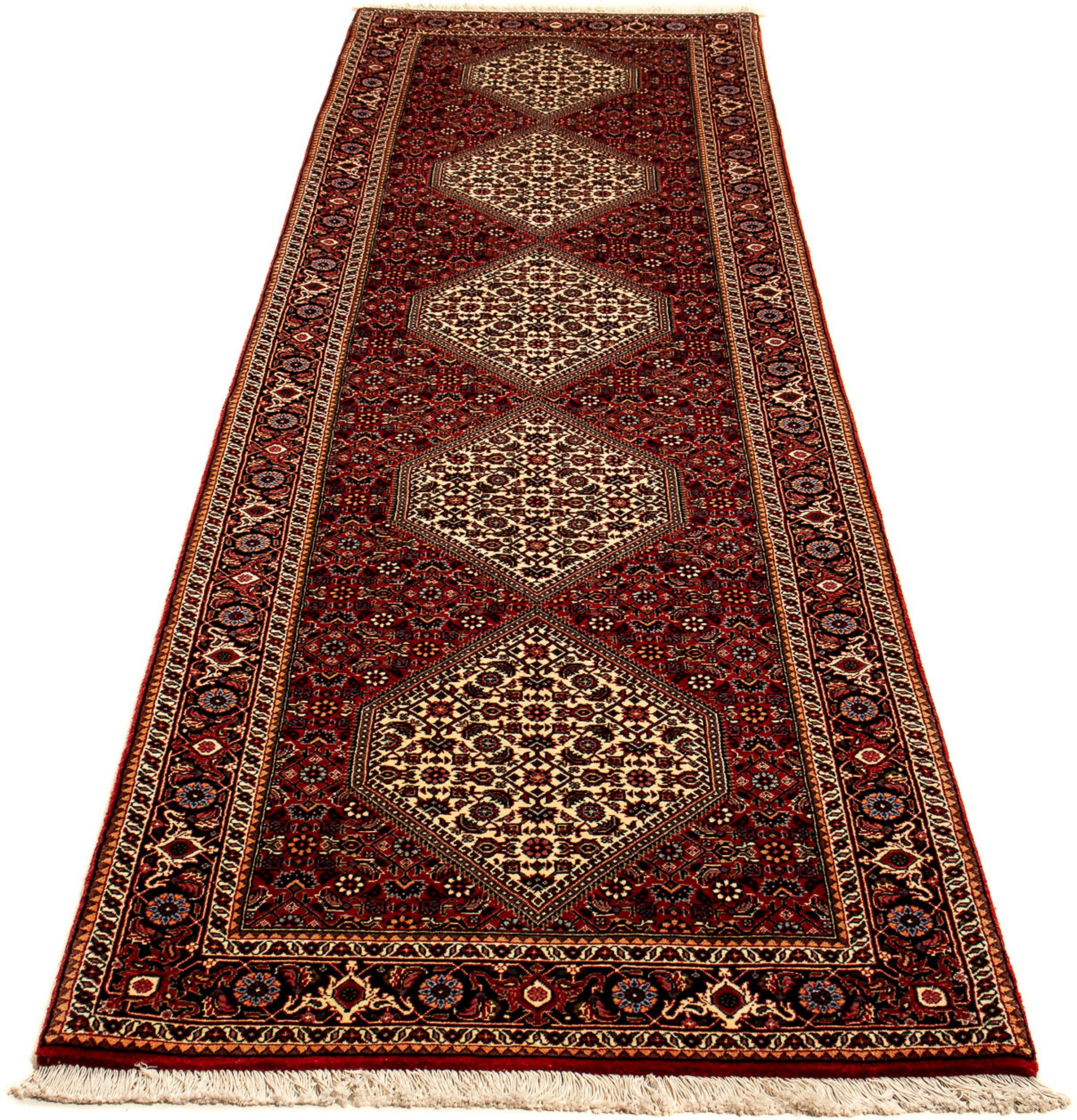 Image of morgenland Orientteppich »Perser - Bidjar - 304 x 81 cm - mehrfarbig«, rechteckig, 15 mm Höhe, Wohnzimmer, Handgeknüpft, Einzelstück mit Zertifikat bei Ackermann Versand Schweiz