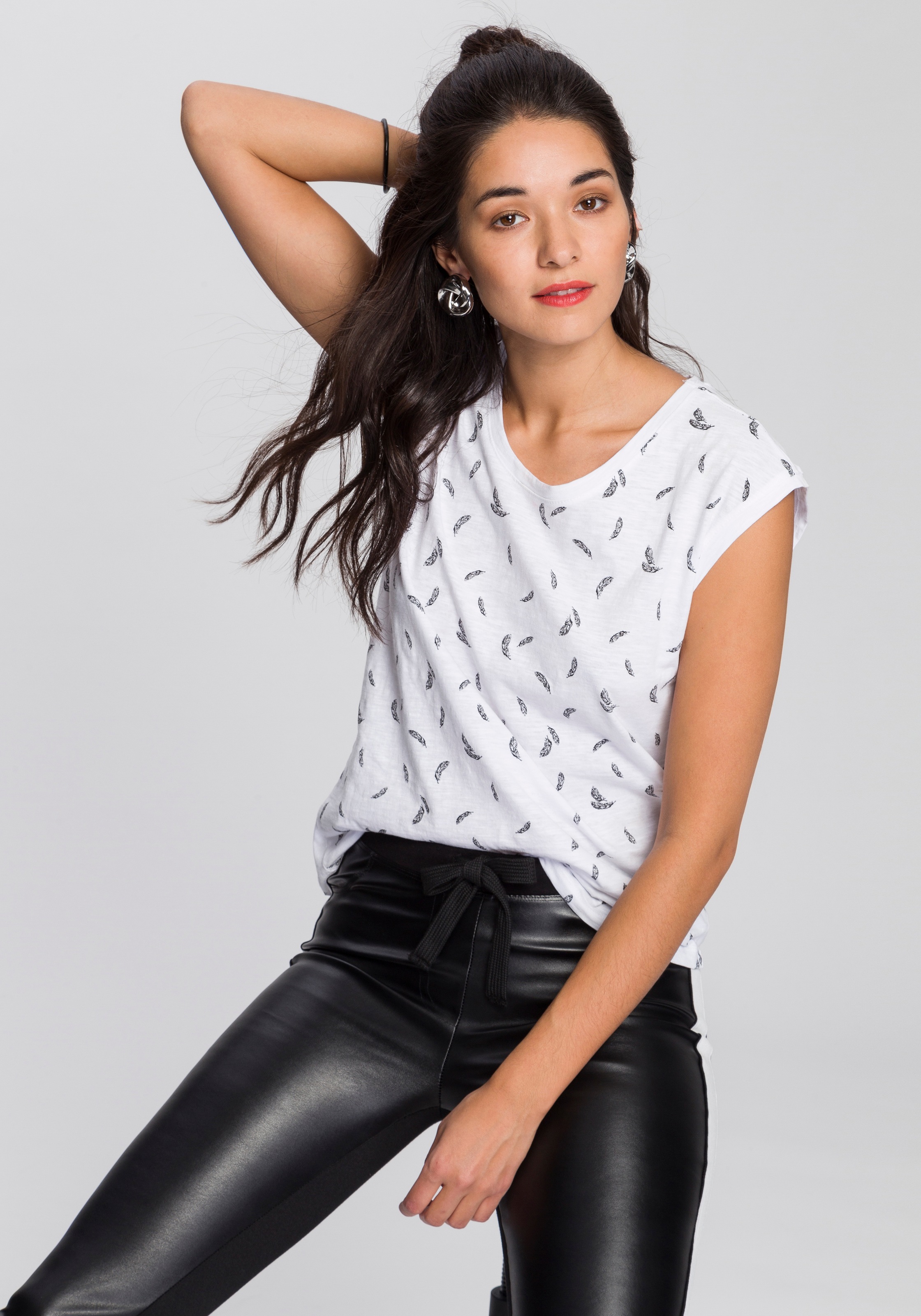 Image of AJC Rundhalsshirt, mit unterschiedlichen Druckmotiven bei Ackermann Versand Schweiz