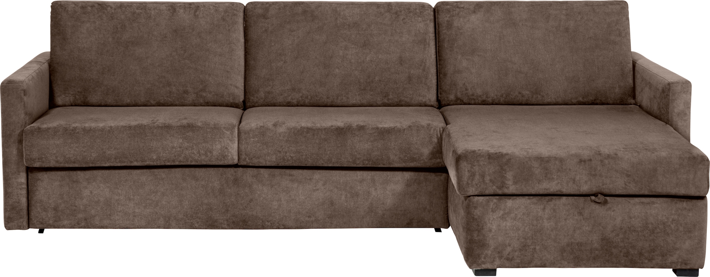 Places of Style Schlafsofa »GOLDPOINT Ecksofa 264 cm, Liegefläche (140/200cm), L-Form,«, Bettfunktion, Bonell-Federkernmatratze und Dauerschläfer-Funktion