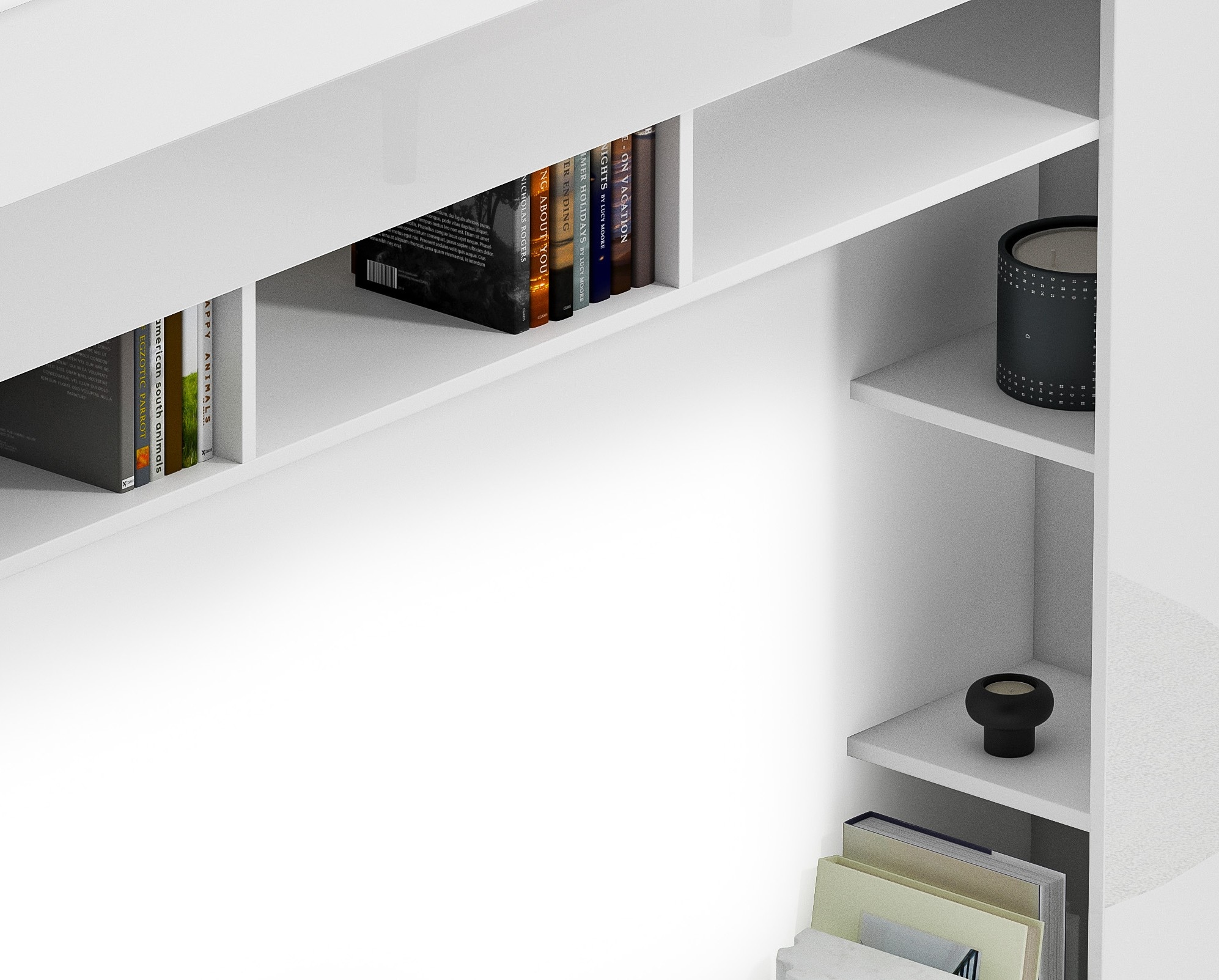 GOODproduct Wohnwand »SPEED, TV-Wand, hochglanz lackiert,ideal für TV-Geräte bis zu 65 Zoll« 1 Stk. tlg.