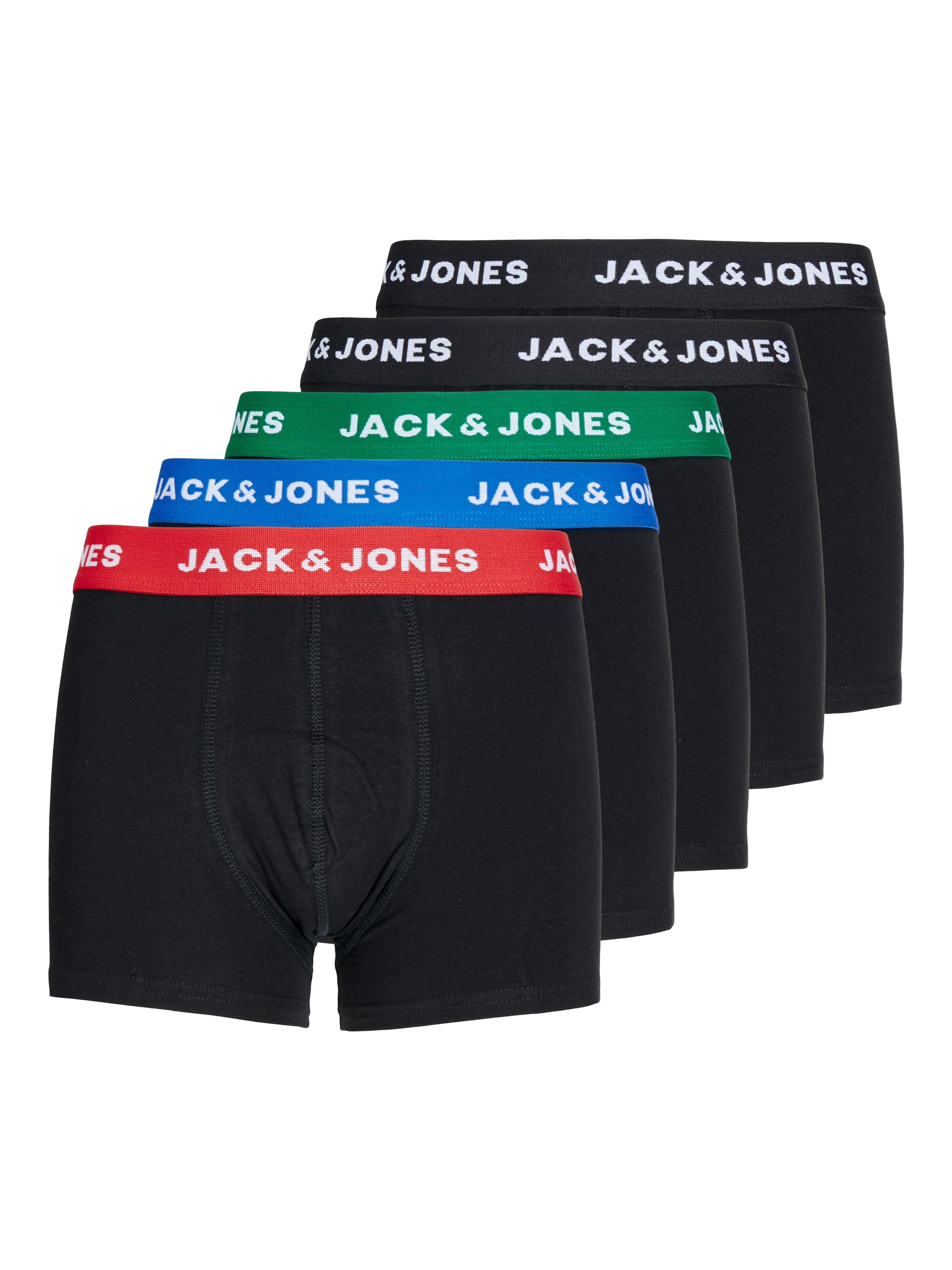 Jack & Jones Junior Boxershorts »JACHUEY TRUNKS 5 PACK NOOS JNR«, (Packung, 5 St.)