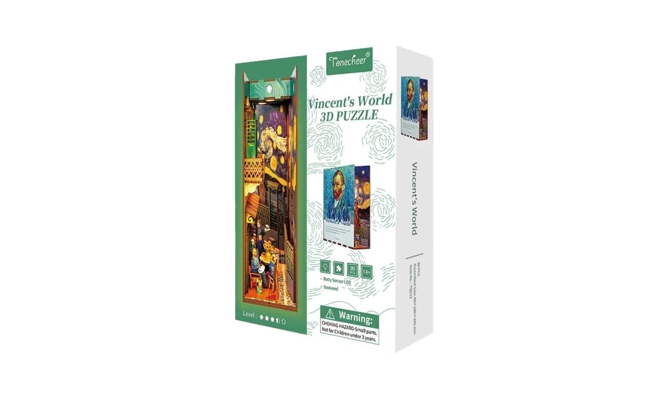   Modellbausatz »Tonecheer Book Nook Vincent's World« 80 Stk. tlg.