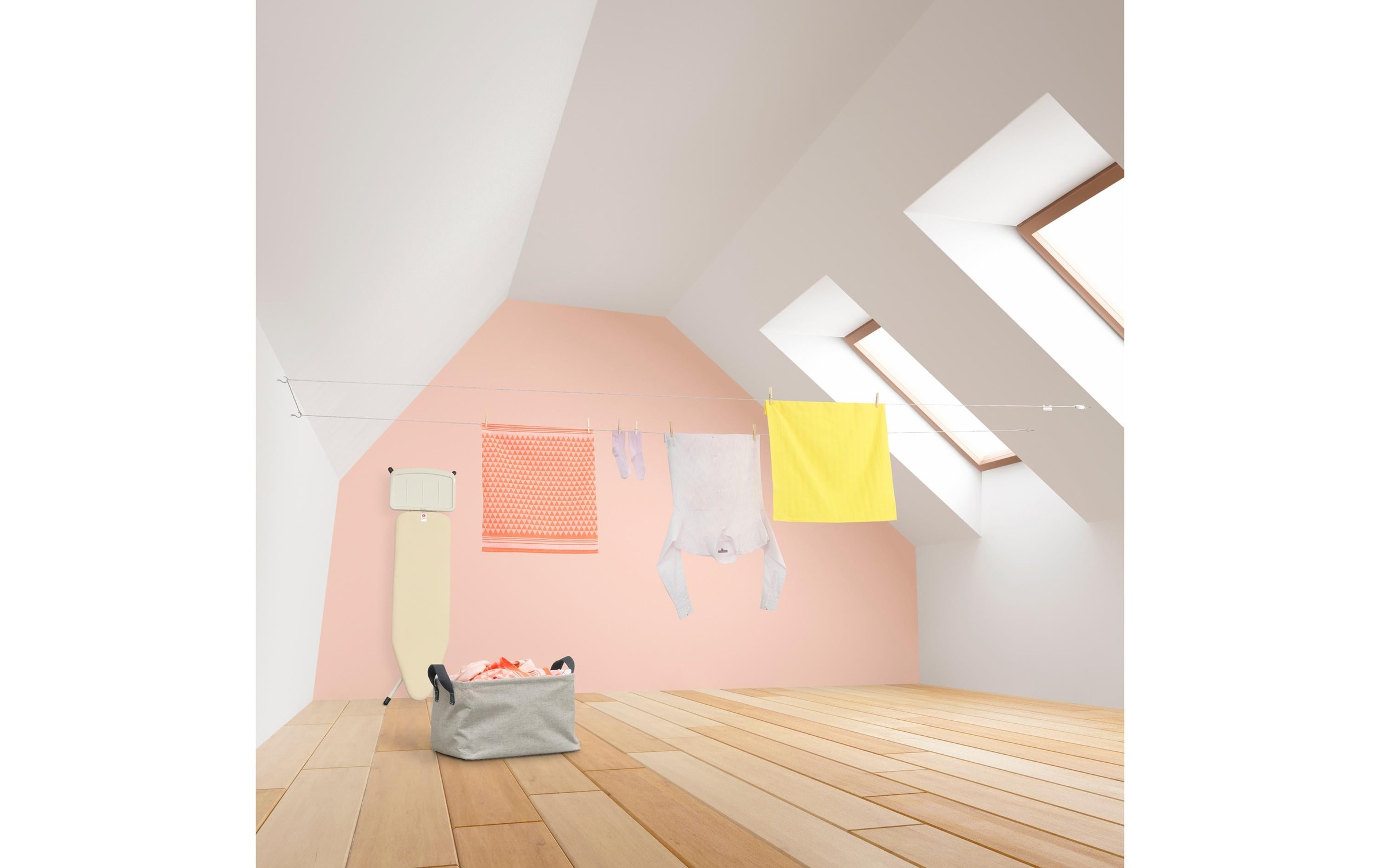 Brabantia Wand-Wäscheleine »Set 12 m«