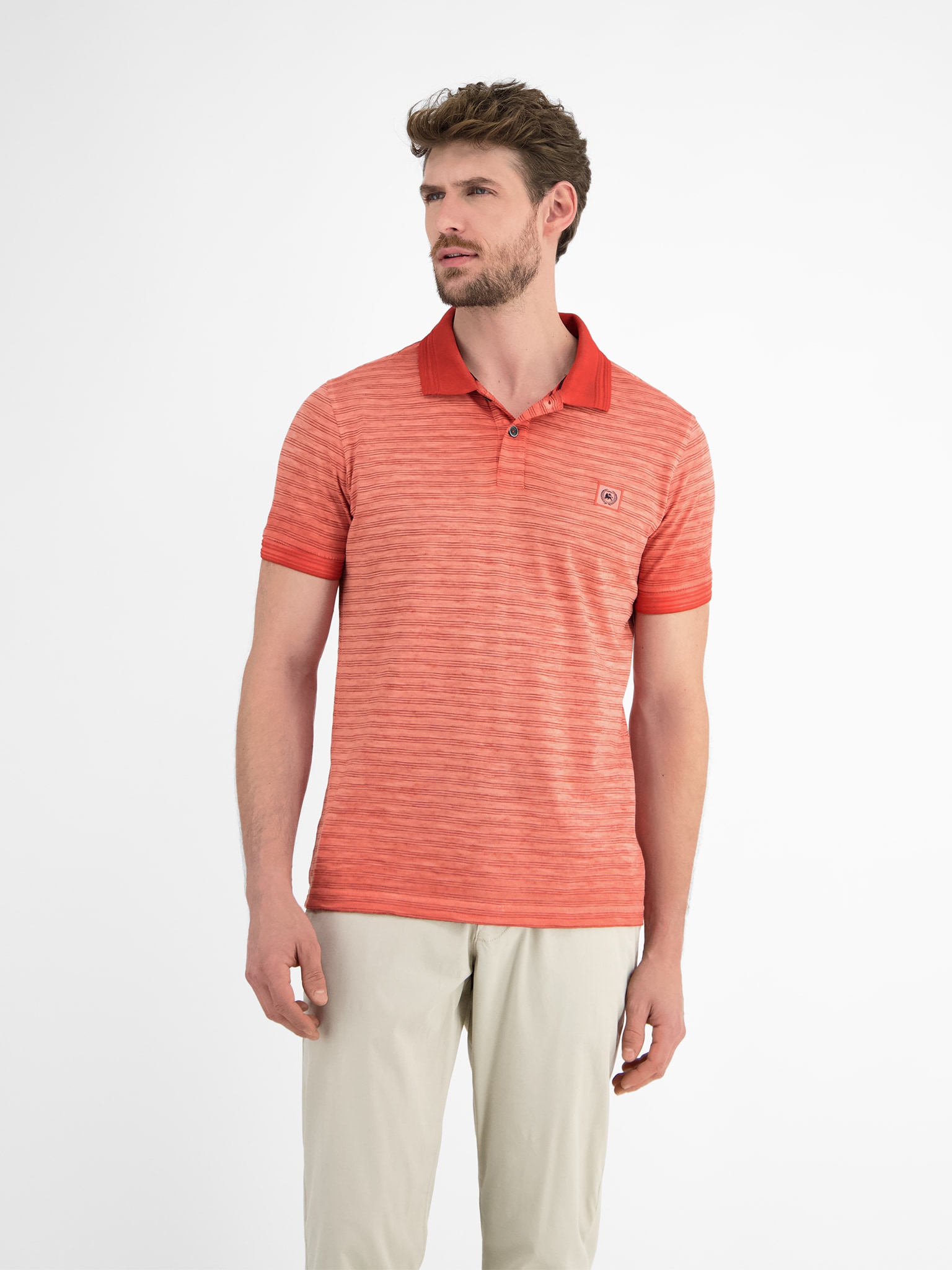 Image of LERROS Poloshirt mit Logo Stickerei