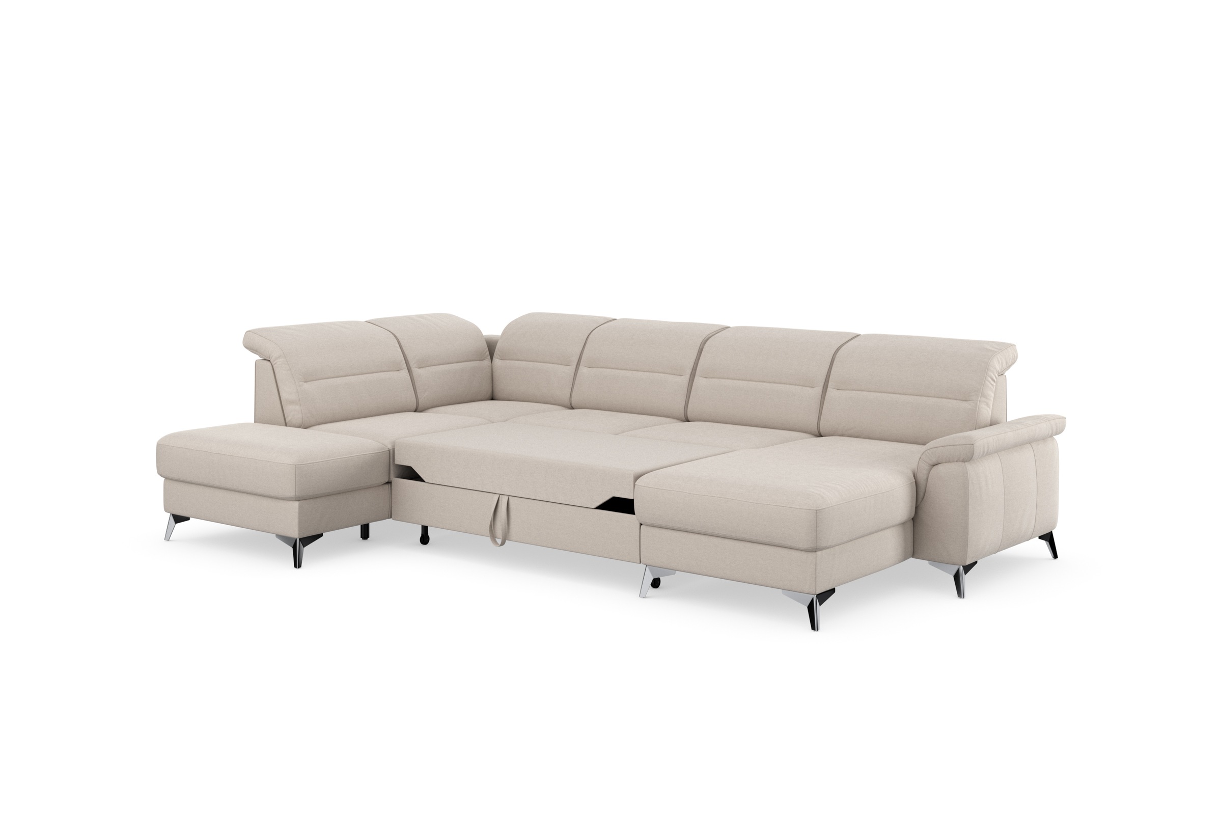 sit&more Wohnlandschaft »Sinatra U-Form«, optional mit Kopfteilverstellung und Armteilfunktion etc.