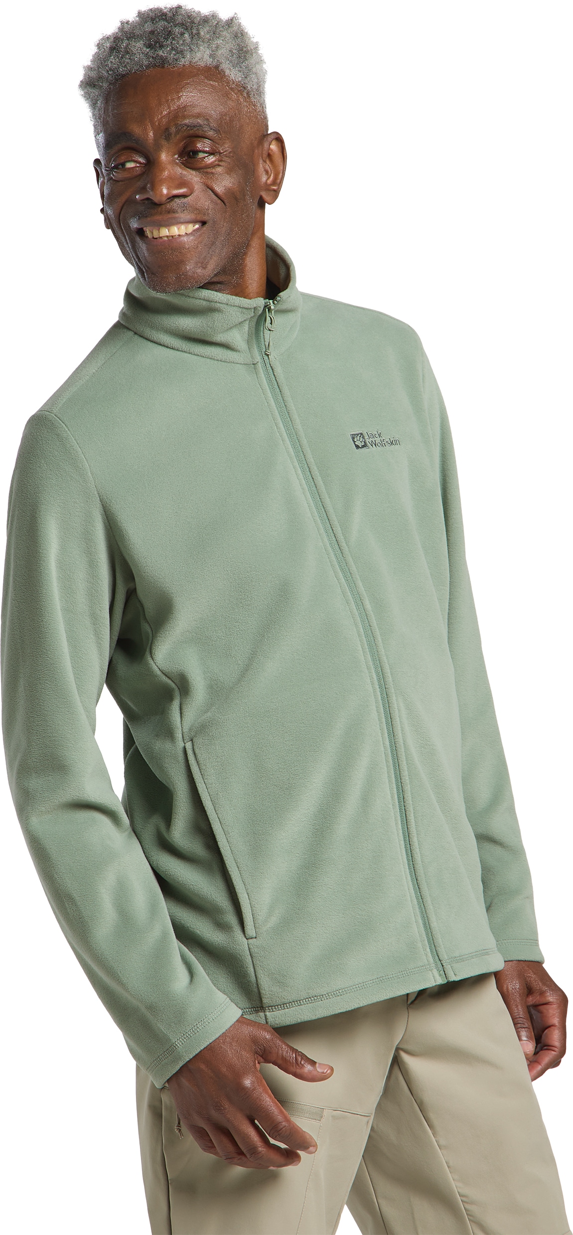 Jack Wolfskin Fleecejacke »TAUNUS FZ M«, leichter, dehnbarer, atmungsaktiver Midlayer