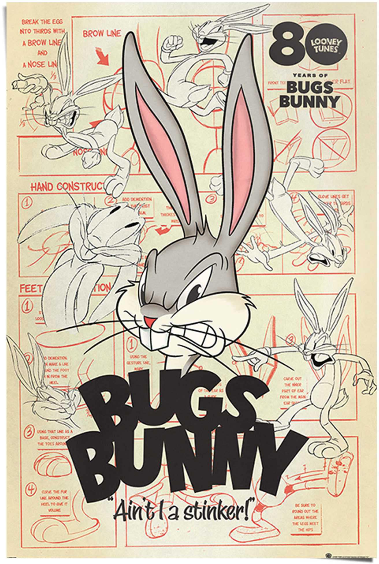 ♕ Reinders! a I St.) - stinker ait Bros Hase«, Warner Looney Poster Tunes versandkostenfrei Bunny (1 »Bugs - auf