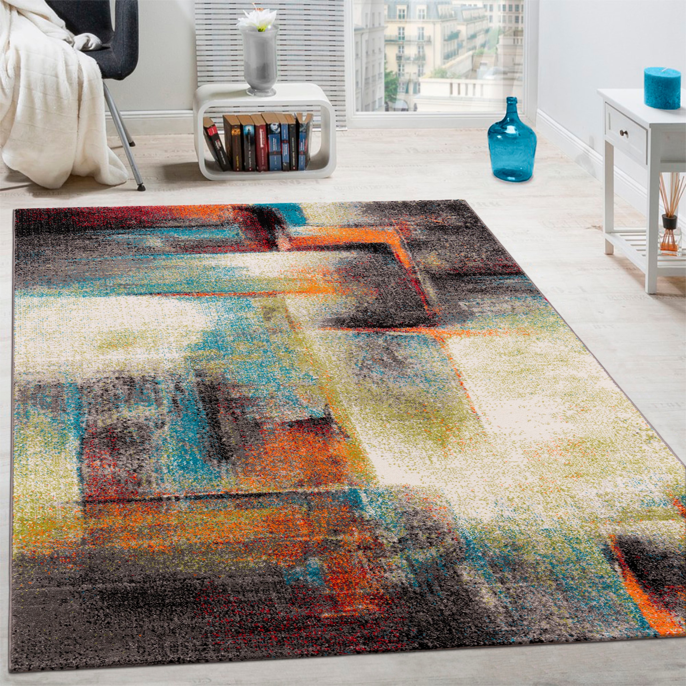 Image of Paco Home Teppich "Brillance 710" rechteckig 16 mm Höhe Kurzflor, modernes Design, ideal im Wohnzimmer & Schlafzimmer