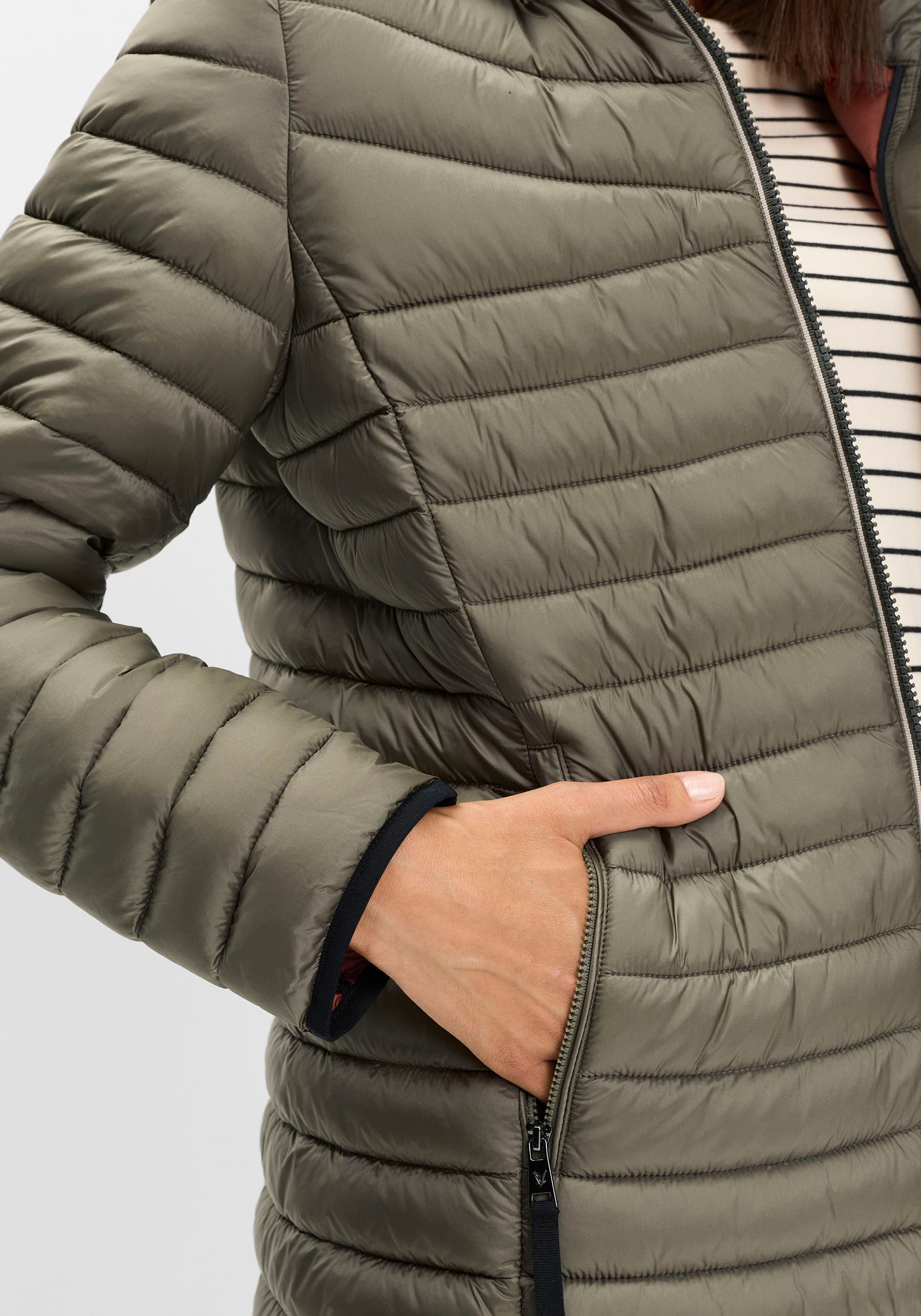 Fuchs Schmitt Veste matelassée »Steppjacke« mit Kapuze mit abnehmbarer Kapuze