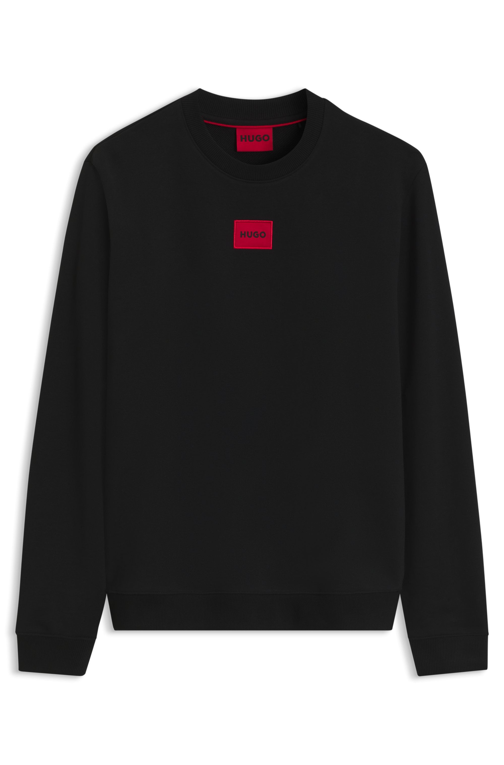 HUGO Sweat-shirt »Diragol«, col rond, coupe regular, label HUGO
